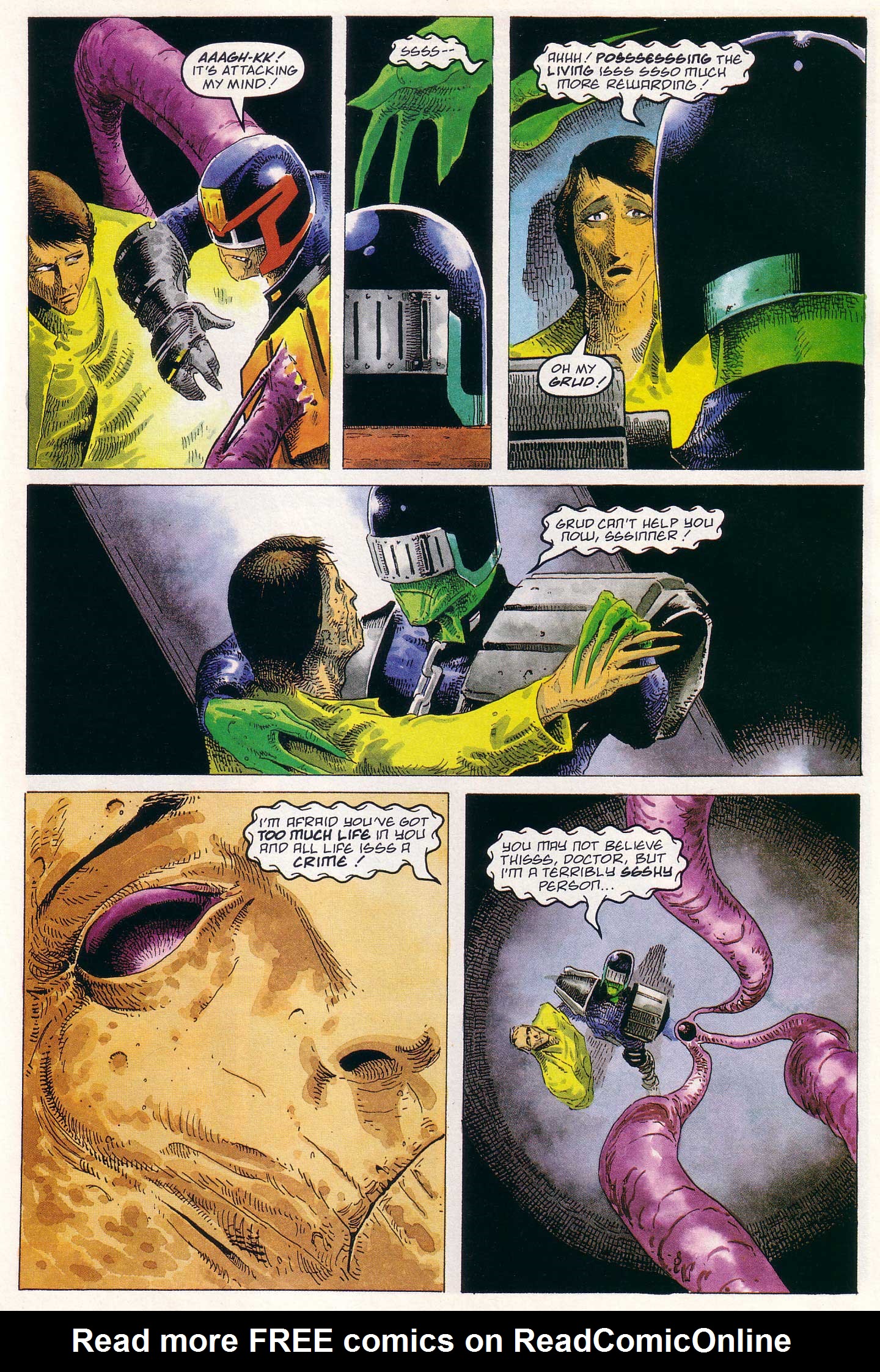Read online Judge Dredd Lawman of the Future comic -  Issue #9 - 12