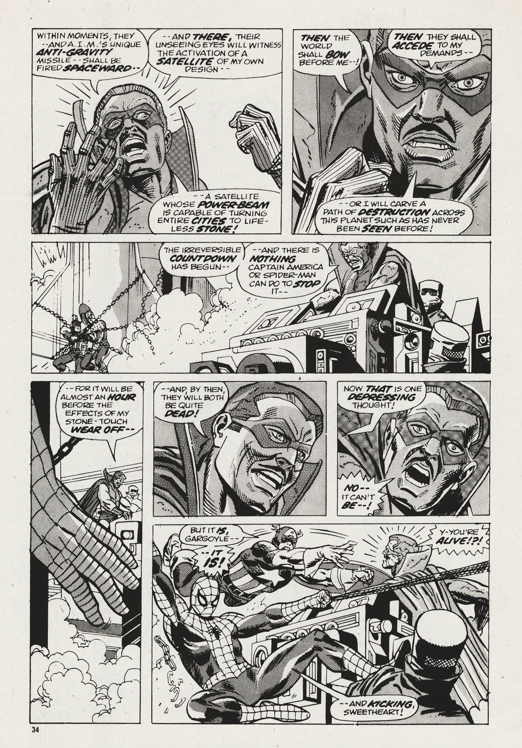 Read online Captain Britain (1976) comic -  Issue #38 - 34