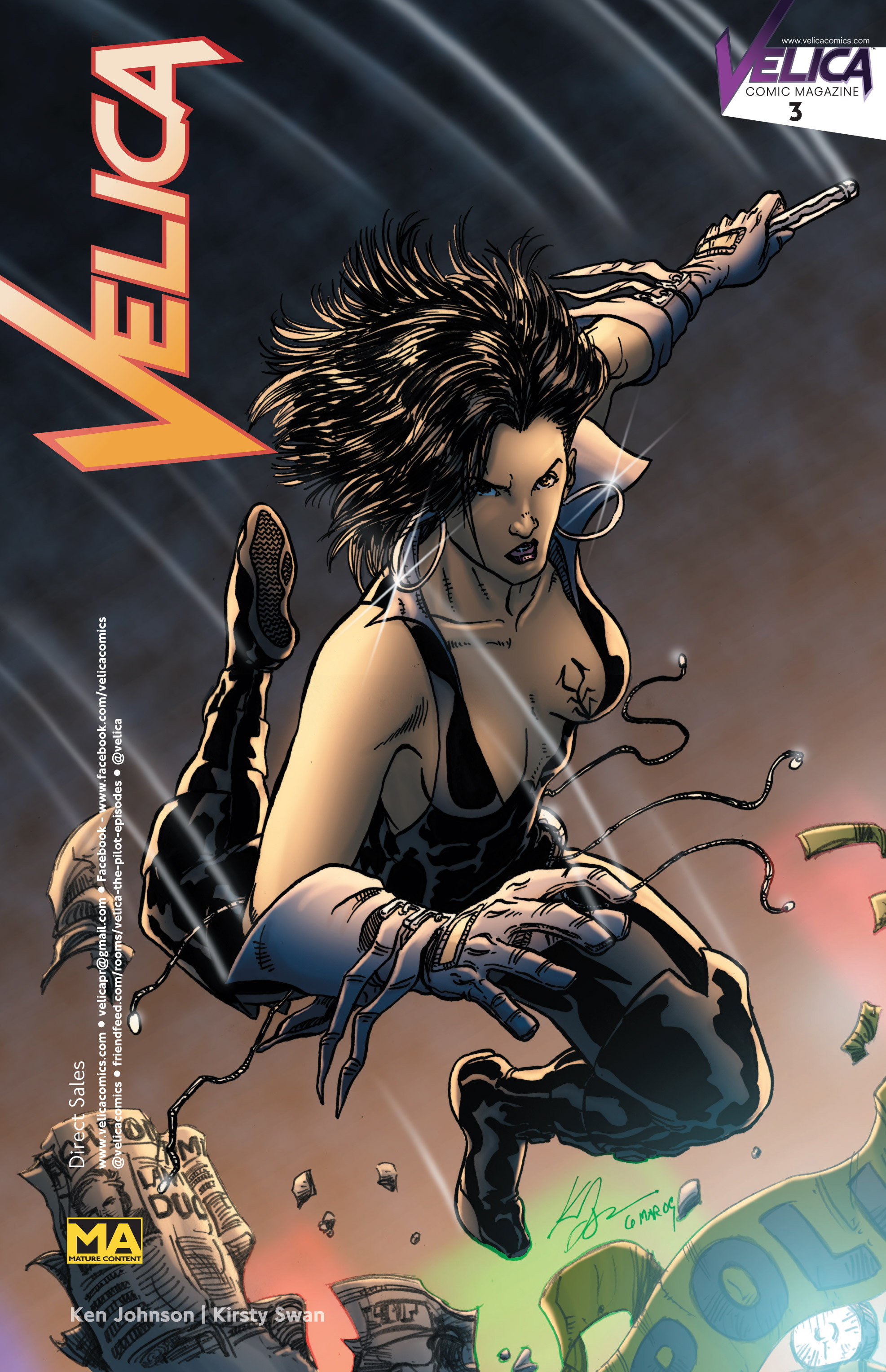 Read online Velica comic -  Issue #3 - 1