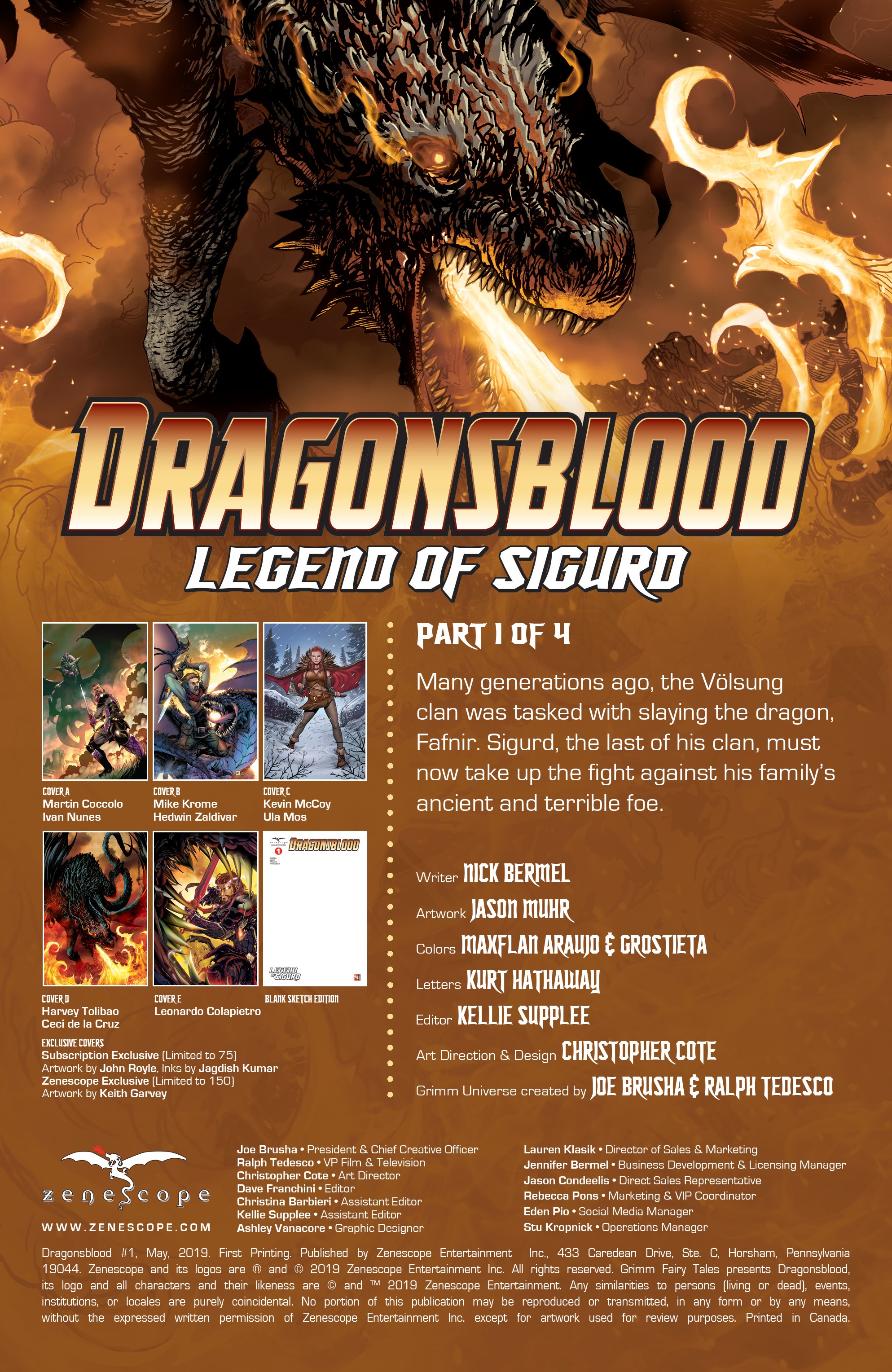 Read online Dragonsblood comic -  Issue #1 - 2