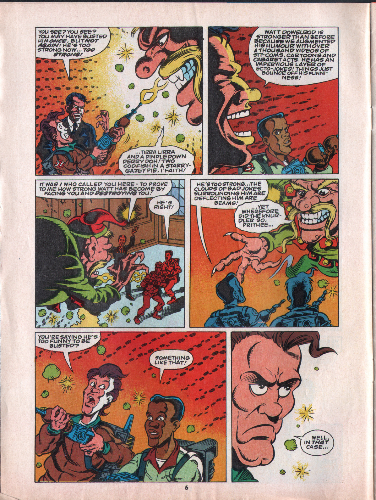 Read online The Real Ghostbusters comic -  Issue #100 - 6