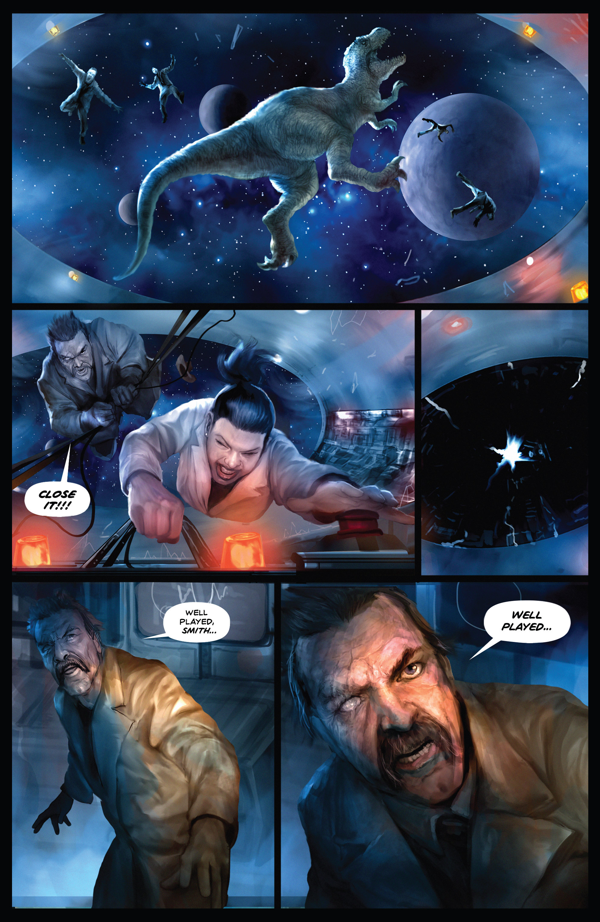 Read online American Mythology Dark: Werewolves vs Dinosaurs comic -  Issue # Full - 33