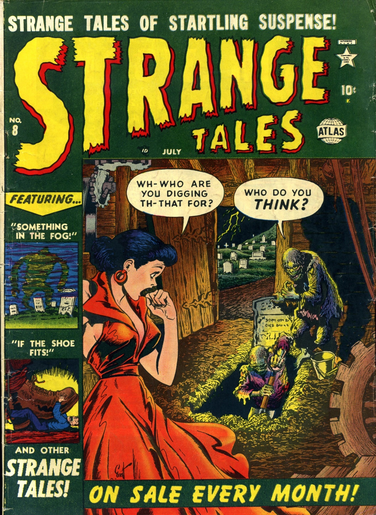 Read online Strange Tales (1951) comic -  Issue #8 - 1