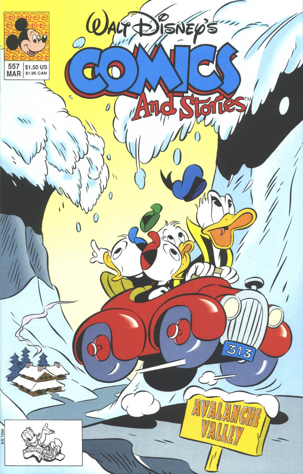 Read online Walt Disney's Comics and Stories comic -  Issue #557 - 1
