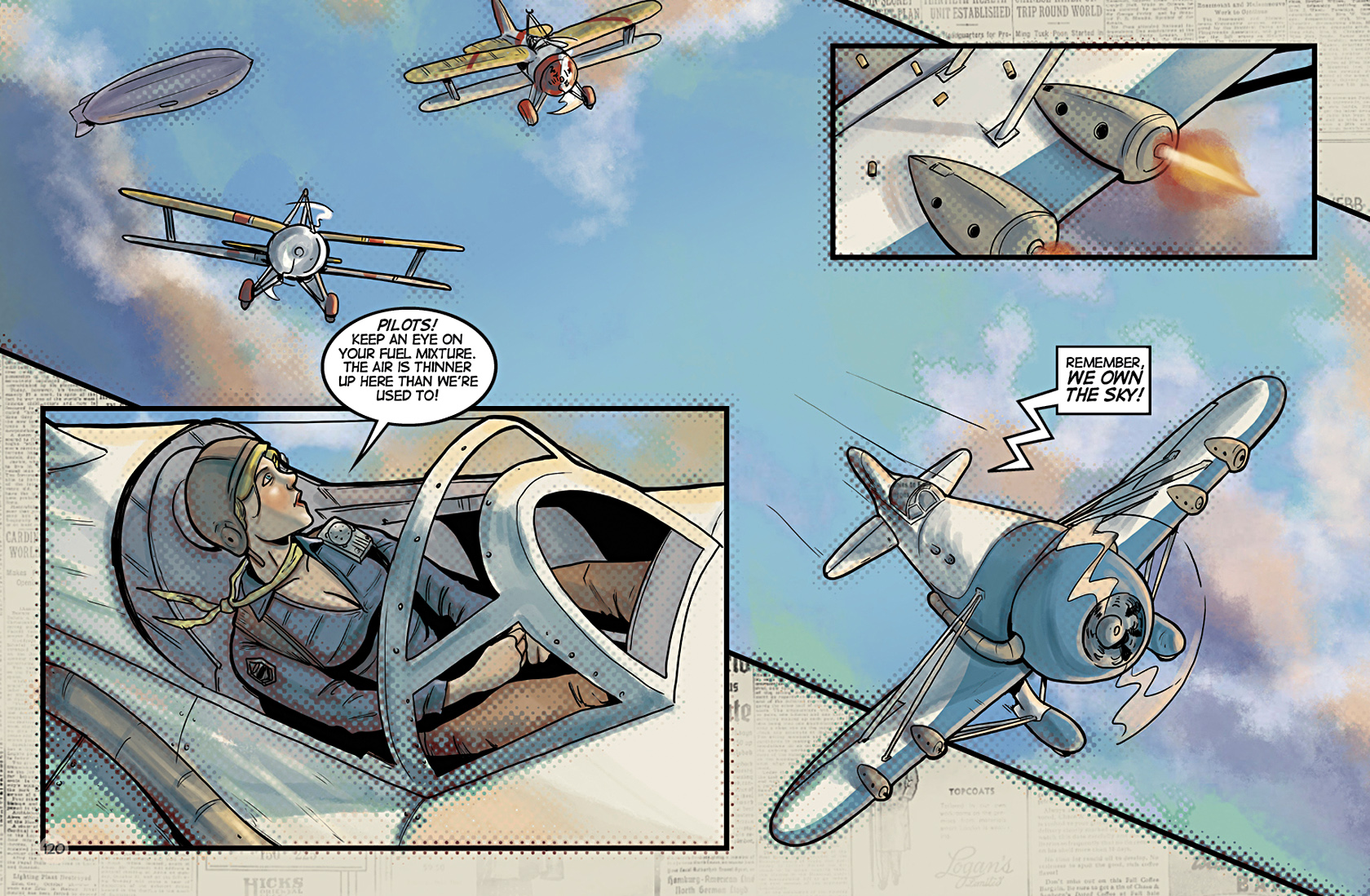 Read online The Adventures of the 19XX comic -  Issue #3 - 117