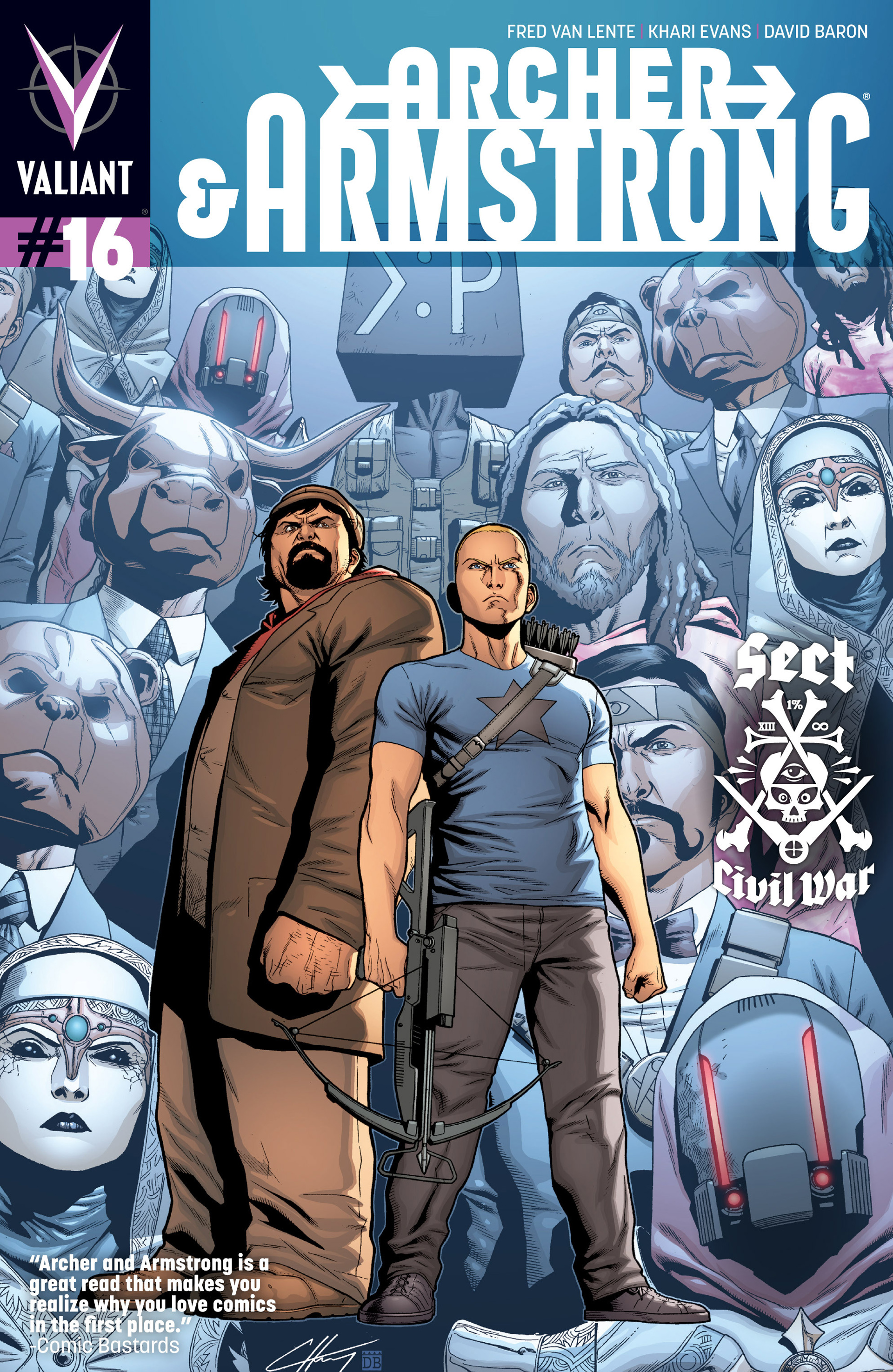 Read online Archer and Armstrong comic -  Issue #16 - 1