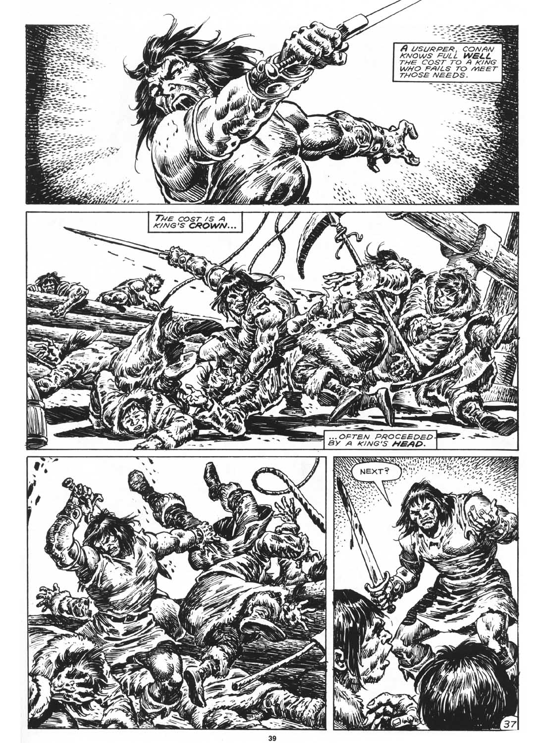 Read online The Savage Sword Of Conan comic -  Issue #168 - 40