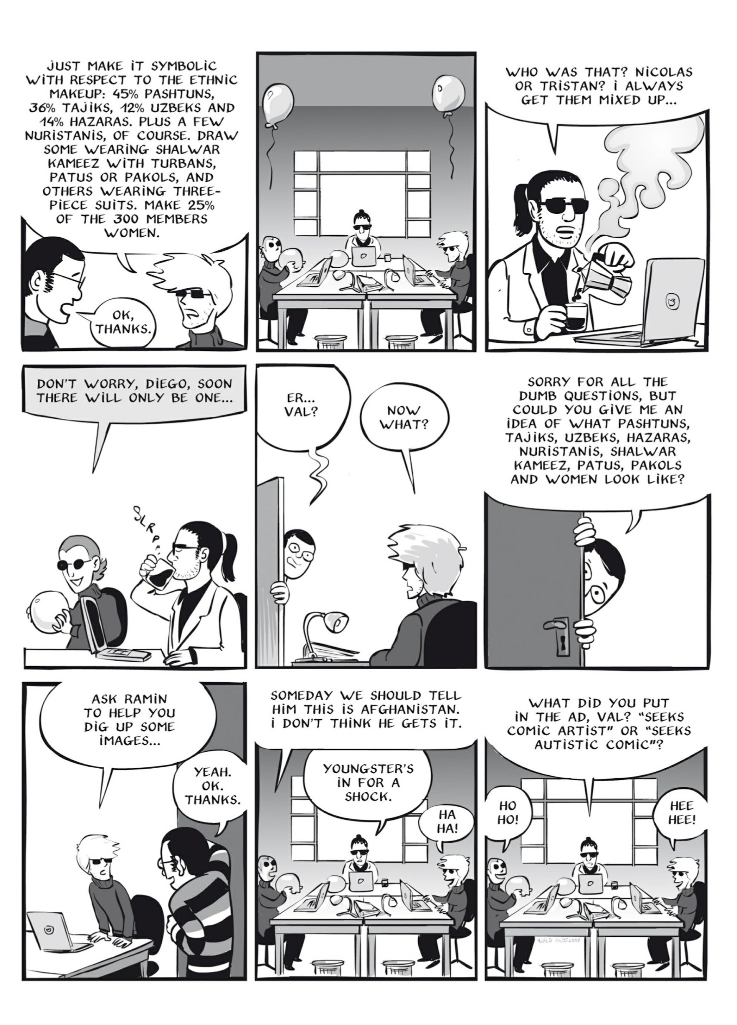 Read online Kabul Disco: How I Managed Not to be Abducted in Afghanistan comic -  Issue # TPB - 47