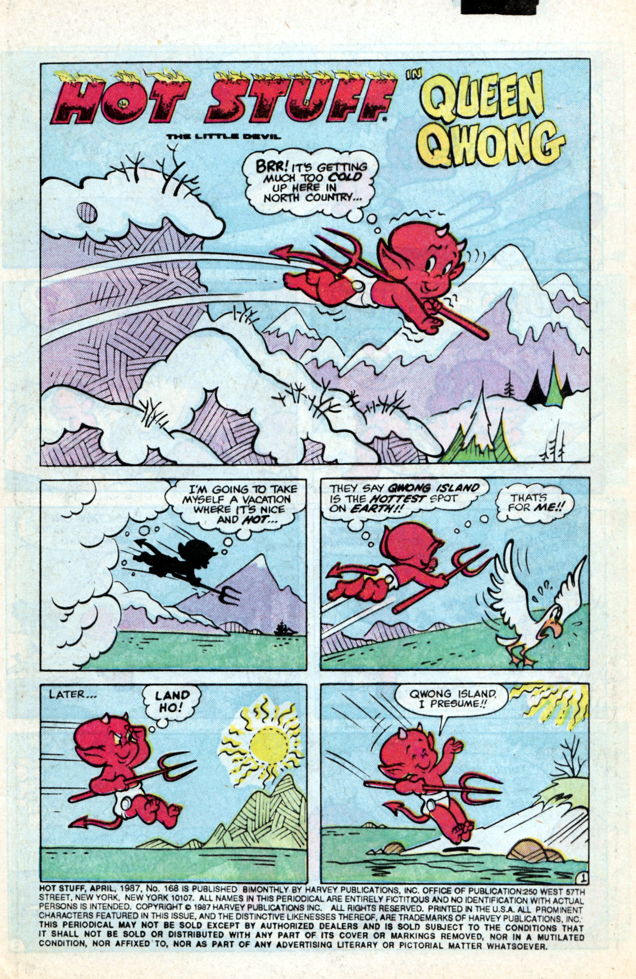 Read online Hot Stuff, the Little Devil comic -  Issue #168 - 5