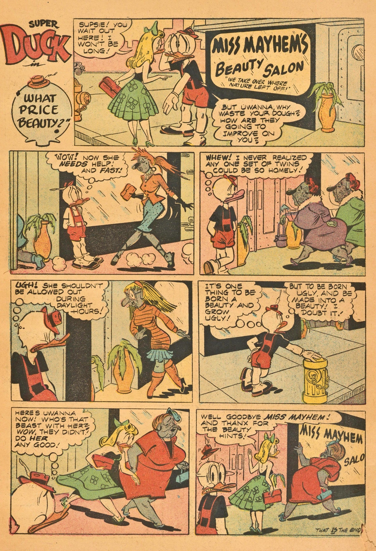 Read online Super Duck Comics comic -  Issue #63 - 34