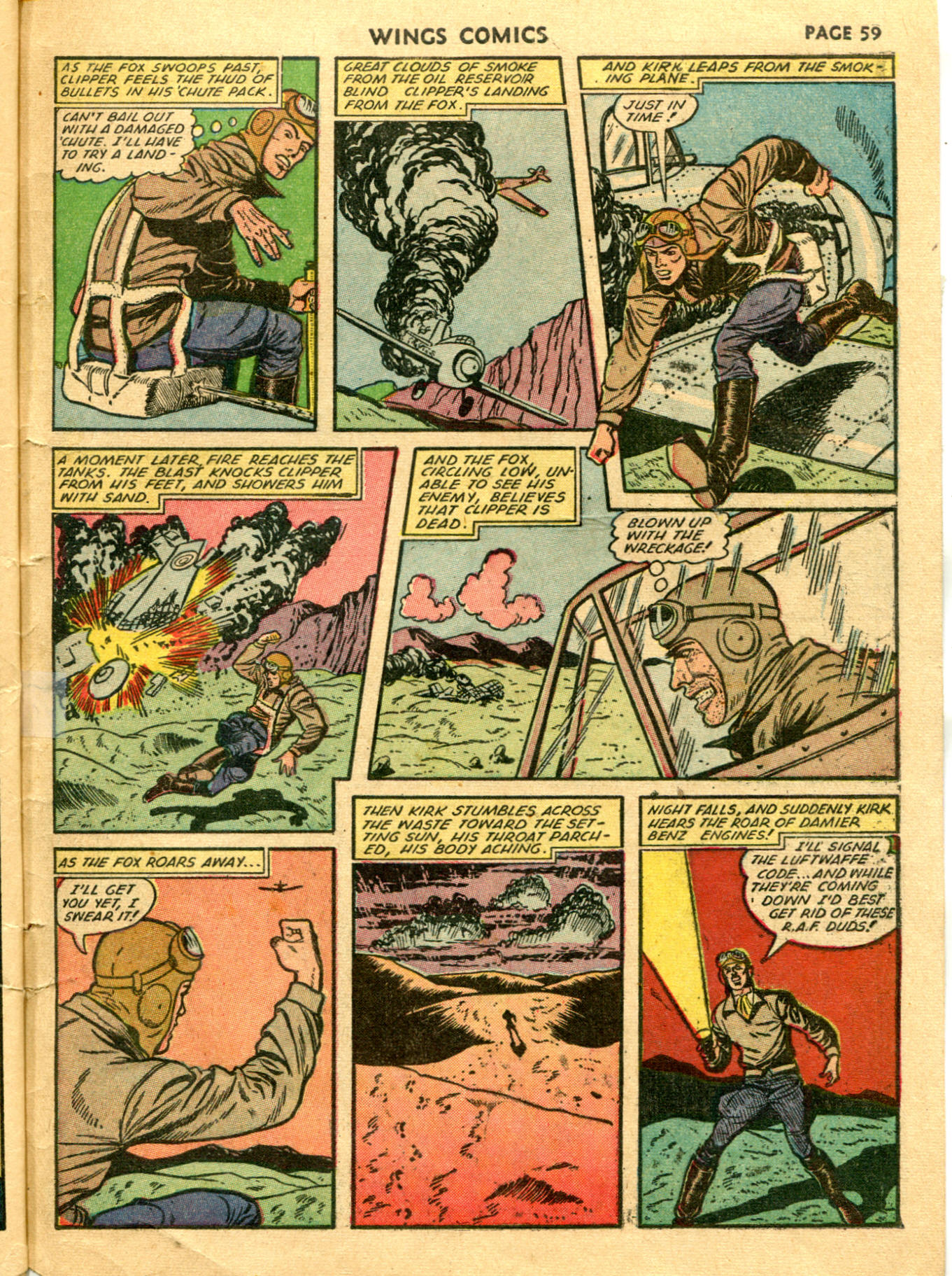 Read online Wings Comics comic -  Issue #25 - 60