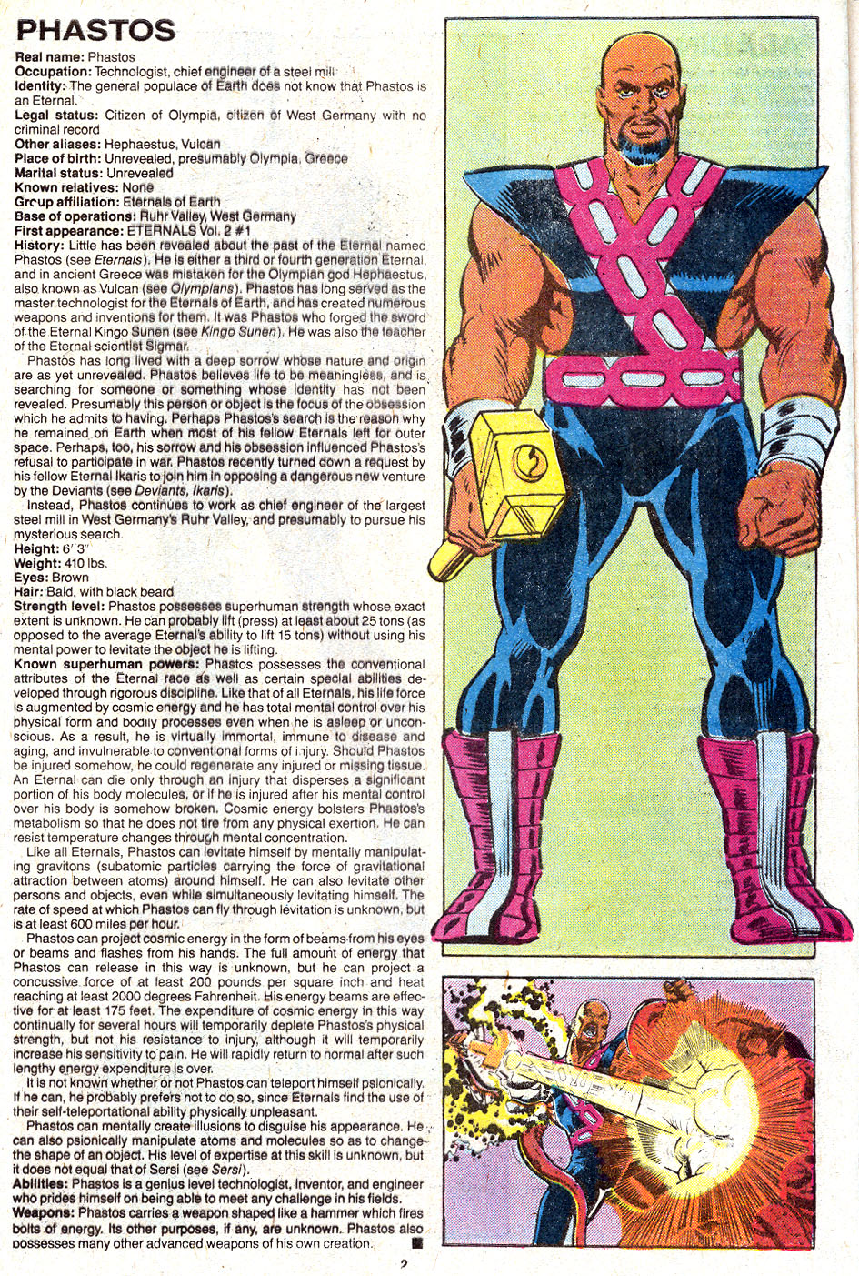 Read online The Official Handbook of the Marvel Universe Deluxe Edition comic -  Issue #10 - 5