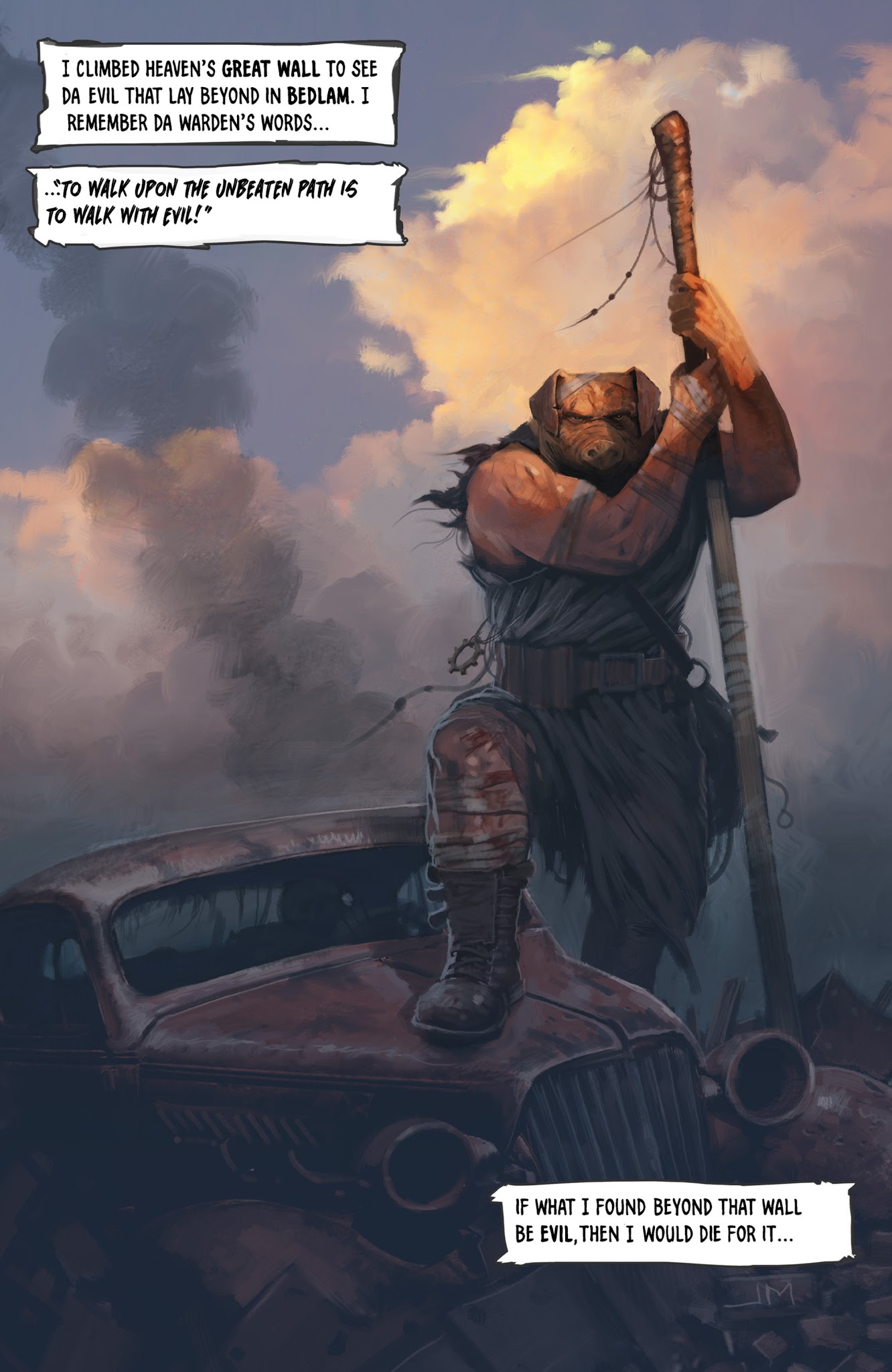 Read online Oink: Heaven's Butcher comic -  Issue # TPB - 93