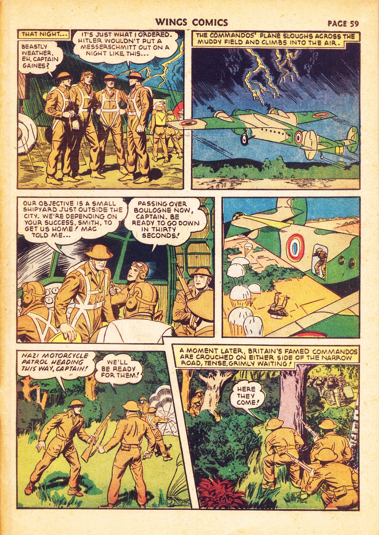 Read online Wings Comics comic -  Issue #20 - 61