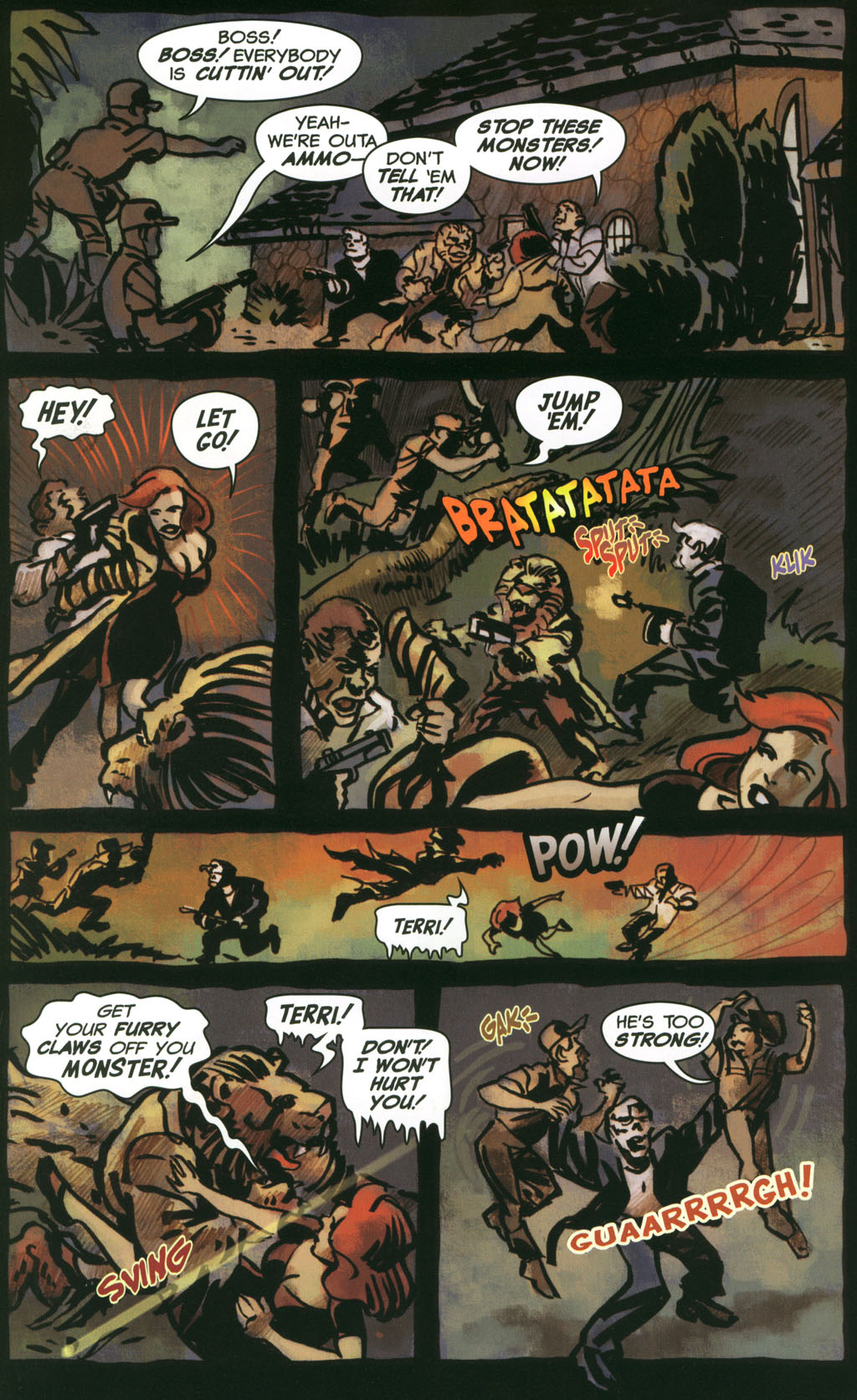 Read online Frankenstein Mobster comic -  Issue #6 - 15