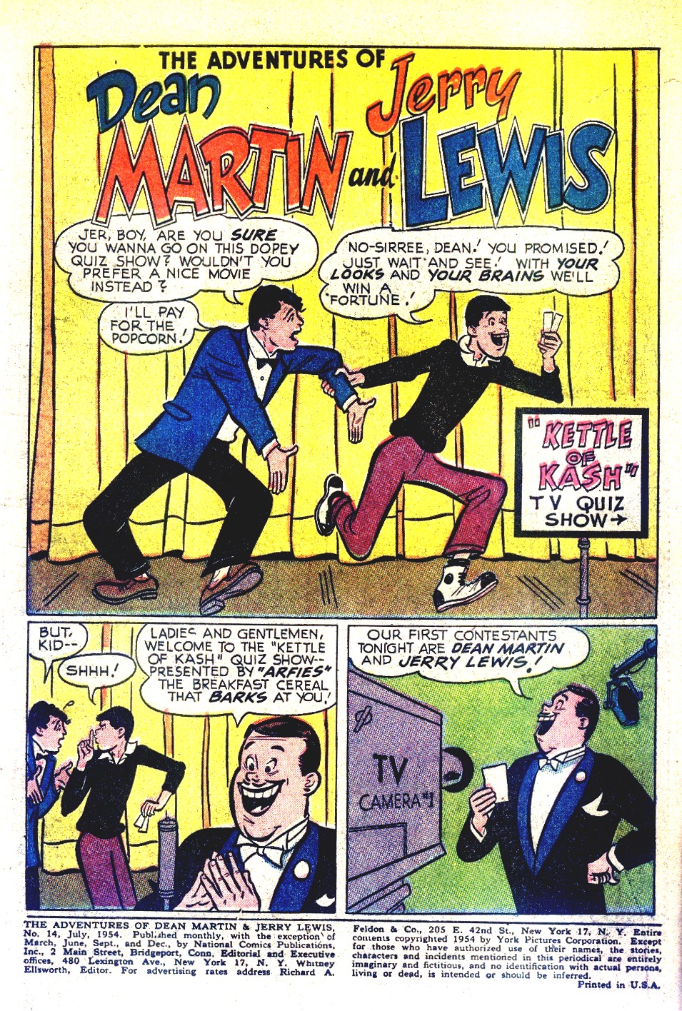 Read online The Adventures of Dean Martin and Jerry Lewis comic -  Issue #14 - 3
