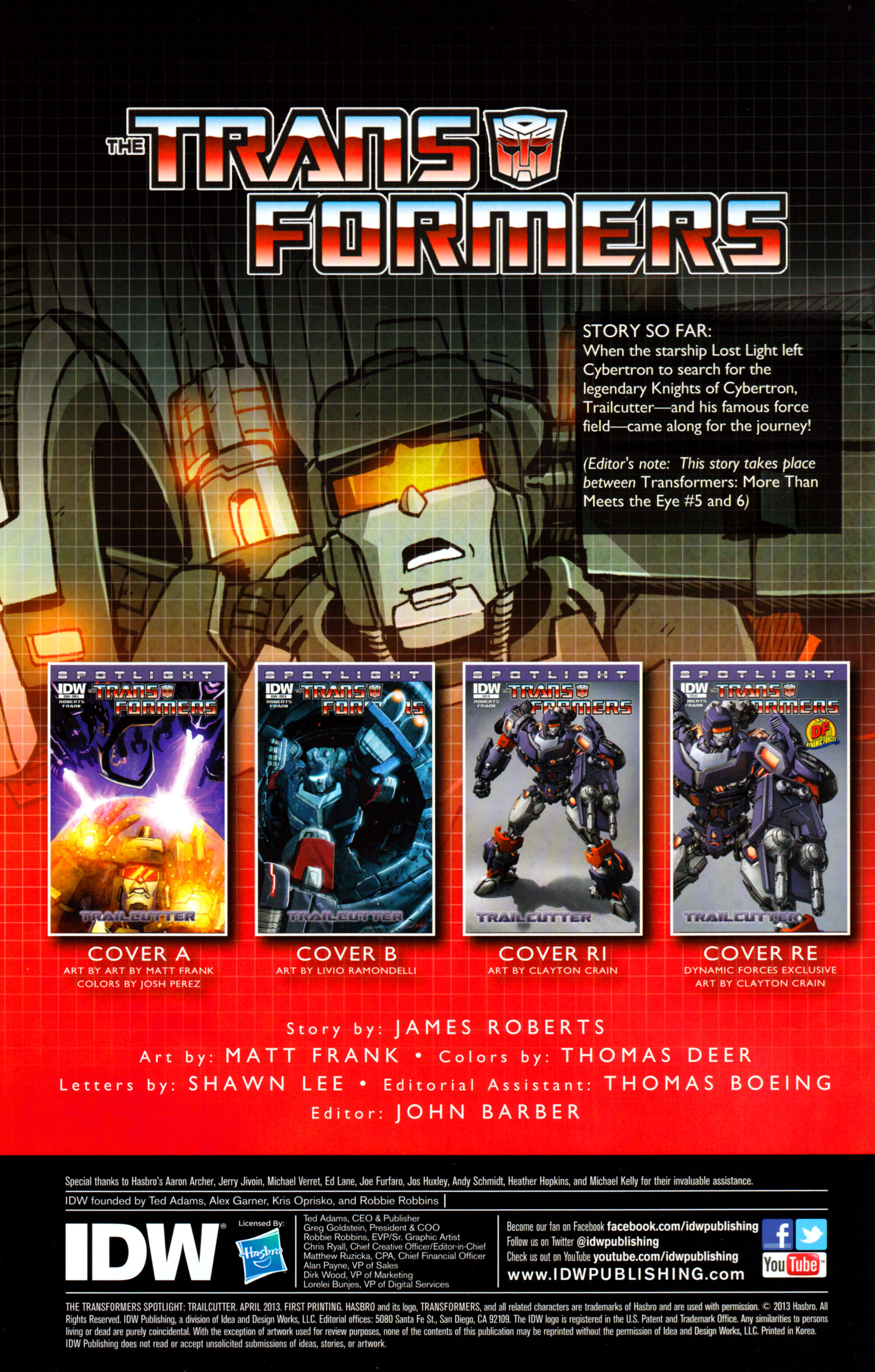 Read online The Transformers Spotlight: Trailcutter comic -  Issue # Full - 3