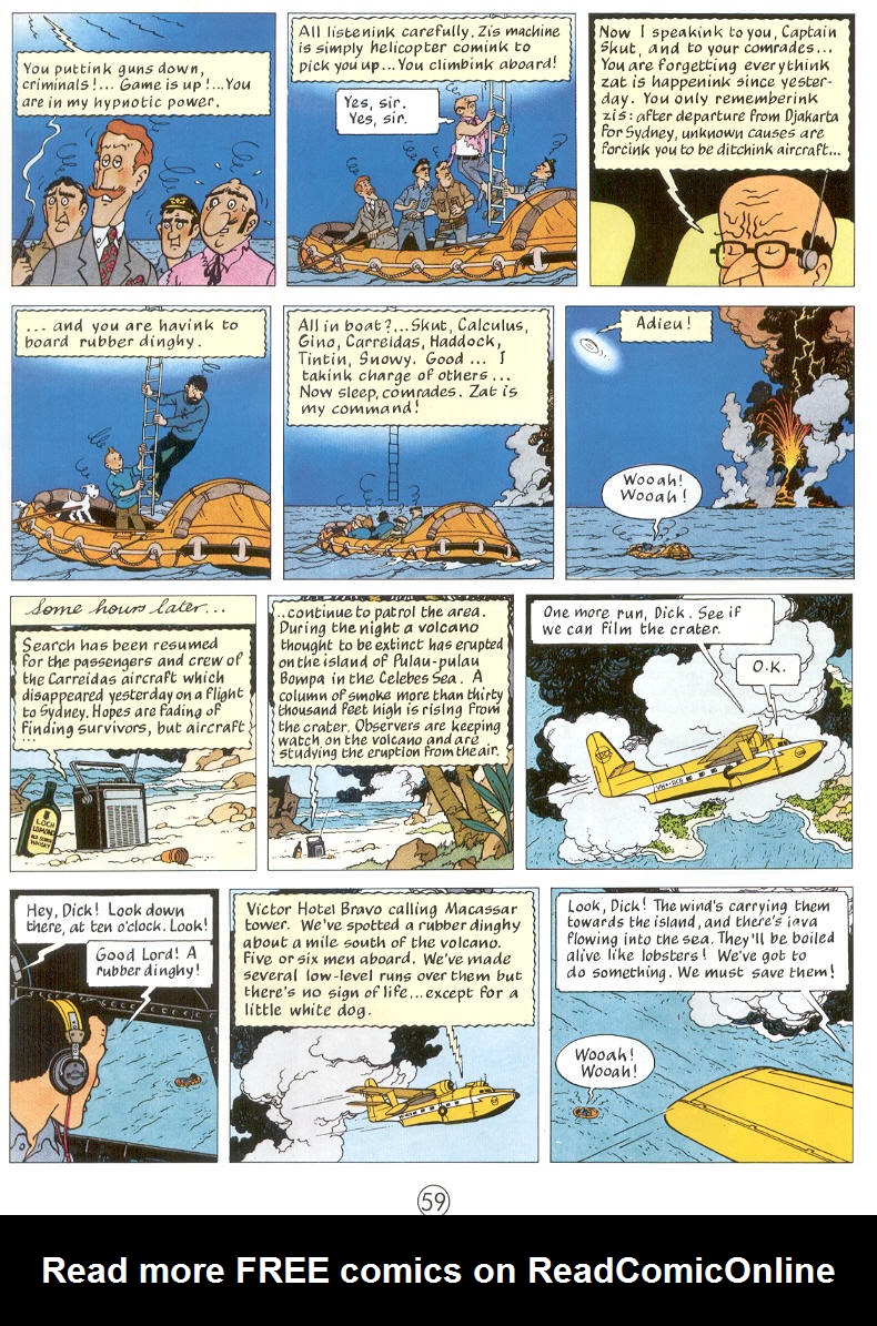 Read online The Adventures of Tintin comic -  Issue #22 - 60