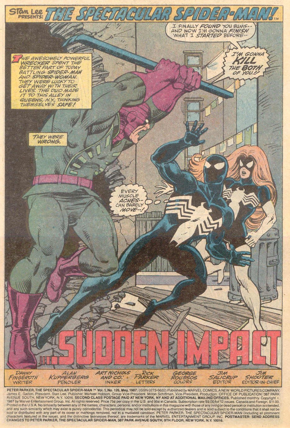 Read online The Spectacular Spider-Man (1976) comic -  Issue #126 - 2