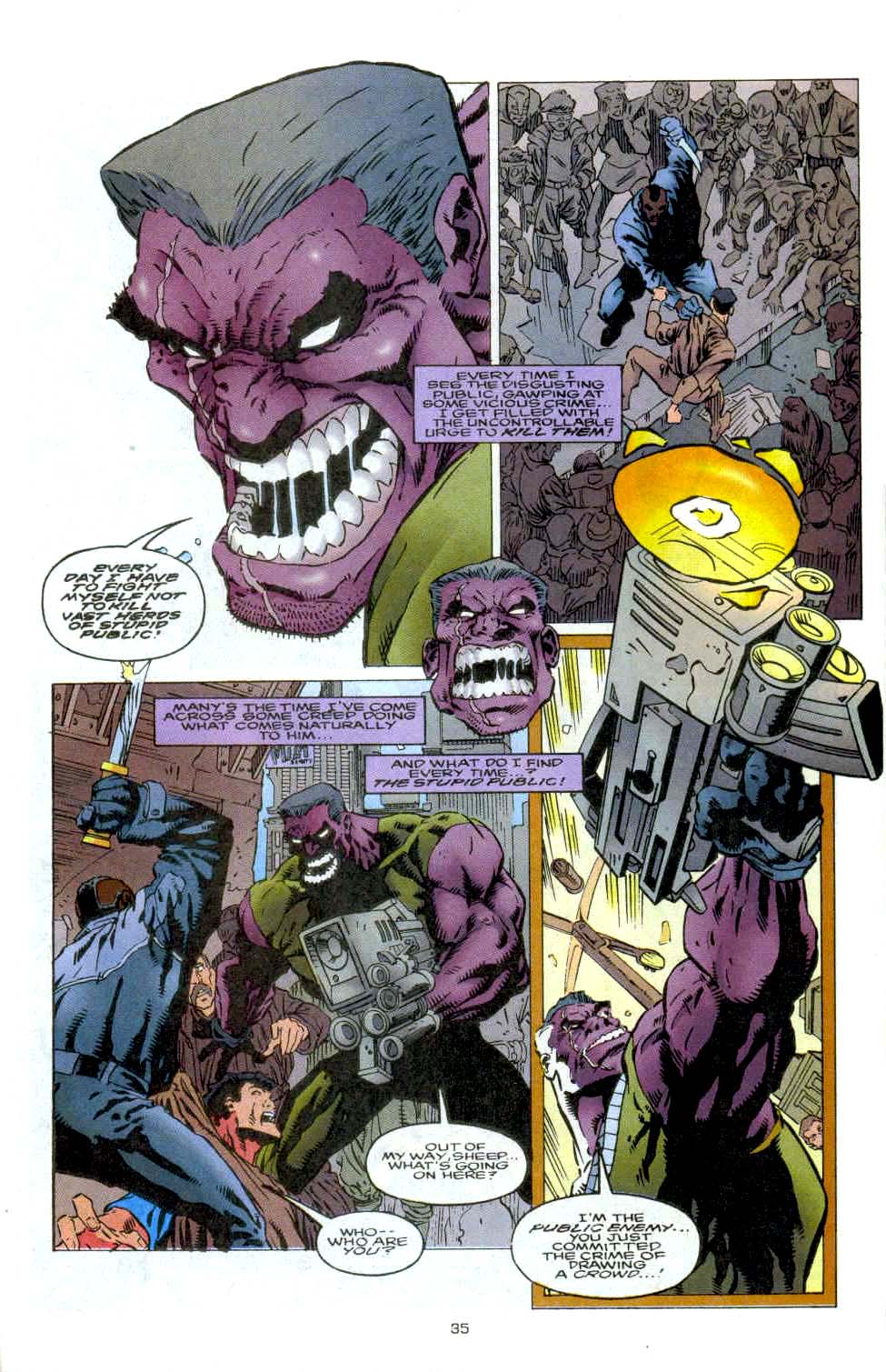 Read online Punisher 2099 comic -  Issue #25 - 27