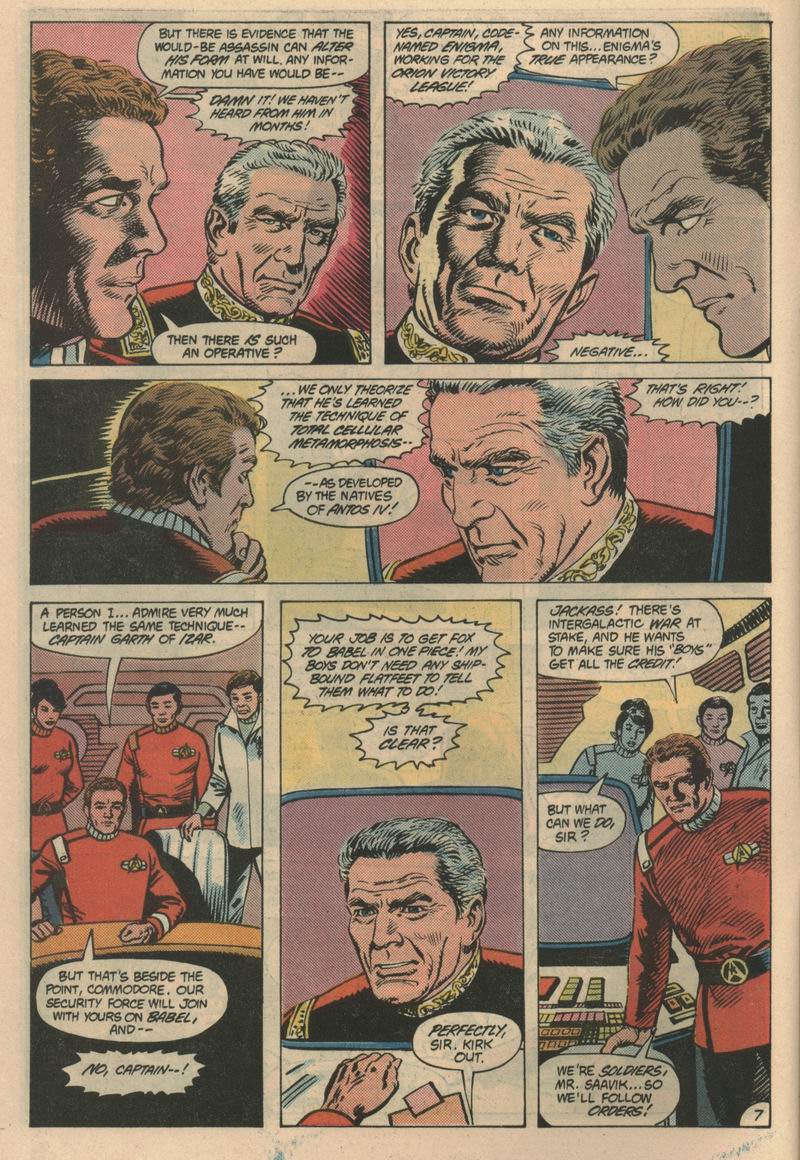 Read online Star Trek (1984) comic -  Issue #6 - 8