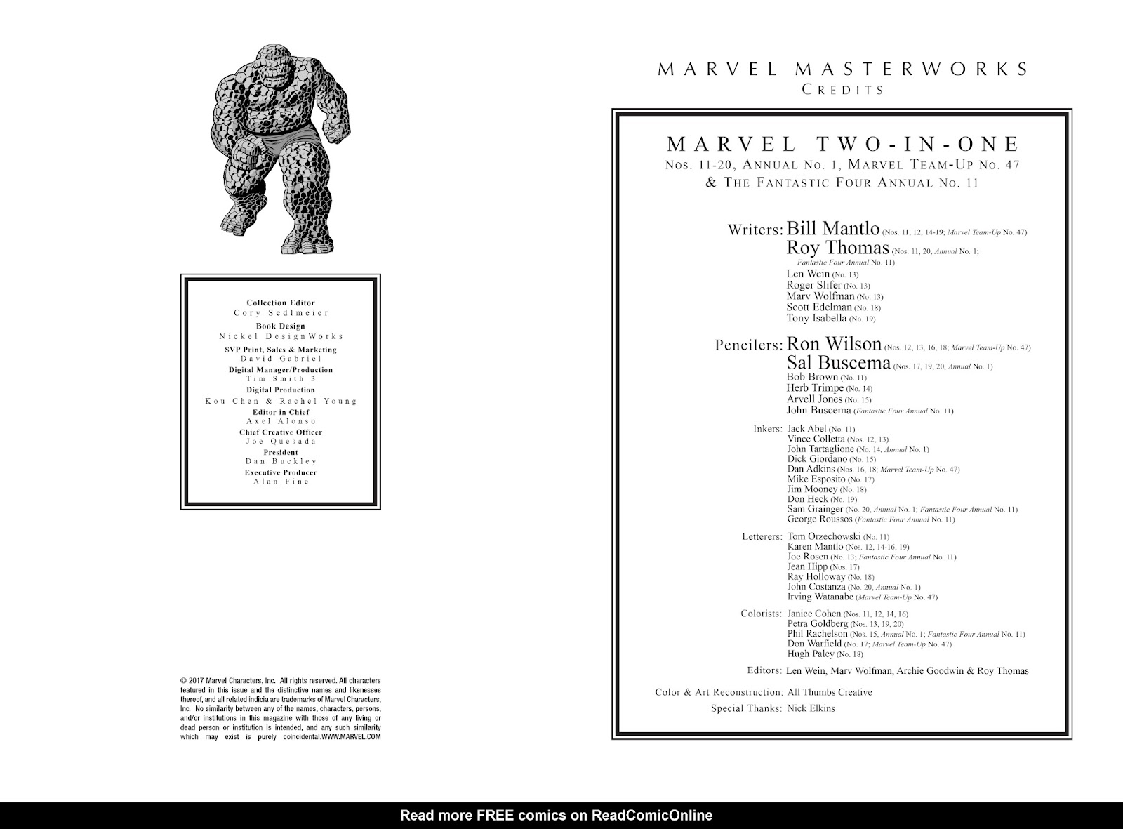 Marvel Masterworks: Marvel Two-In-One issue TPB 2 - Page 3
