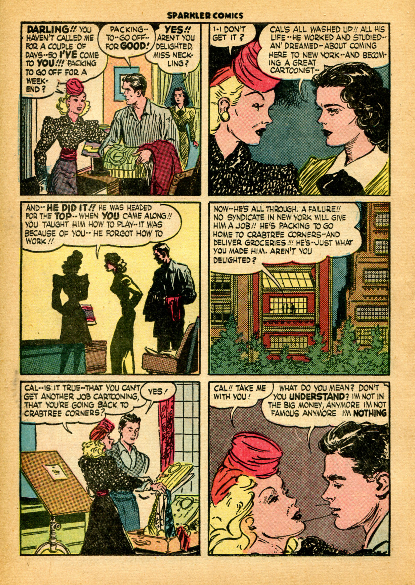 Read online Sparkler Comics comic -  Issue #27 - 38