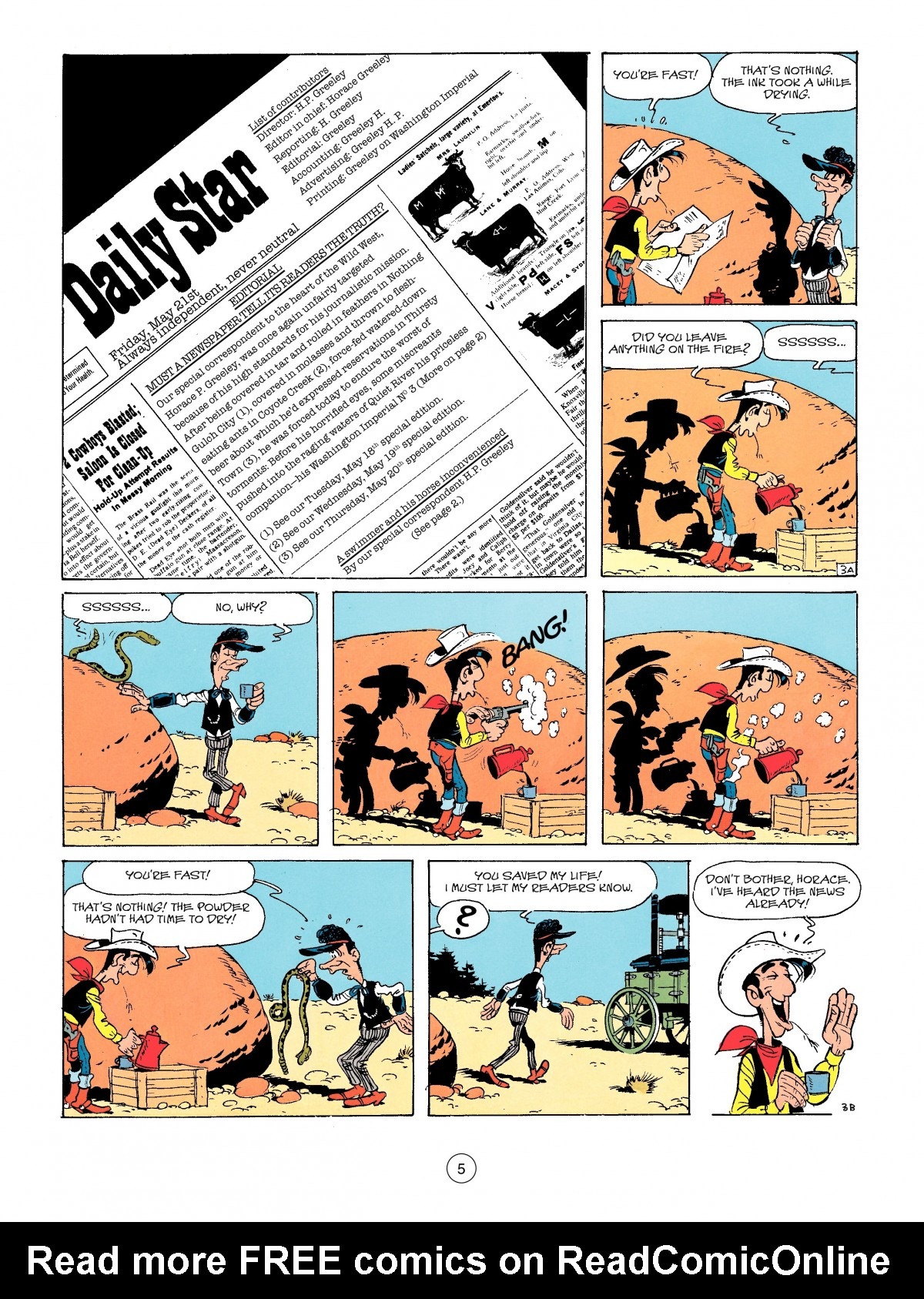 Read online A Lucky Luke Adventure comic -  Issue #41 - 5