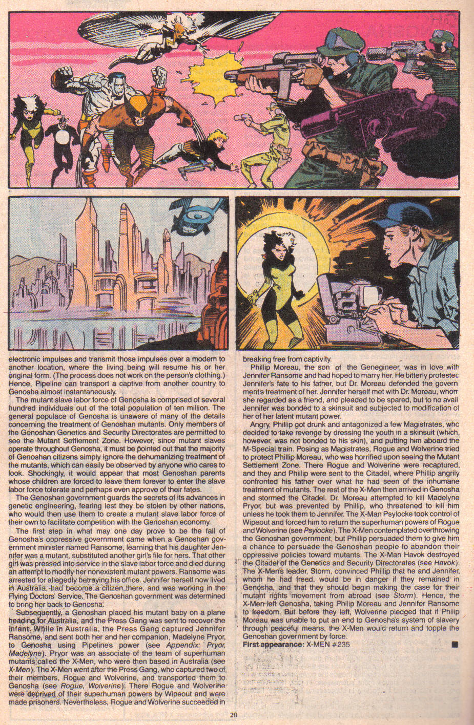 Read online The Official Handbook of the Marvel Universe: Update '89 comic -  Issue #3 - 22