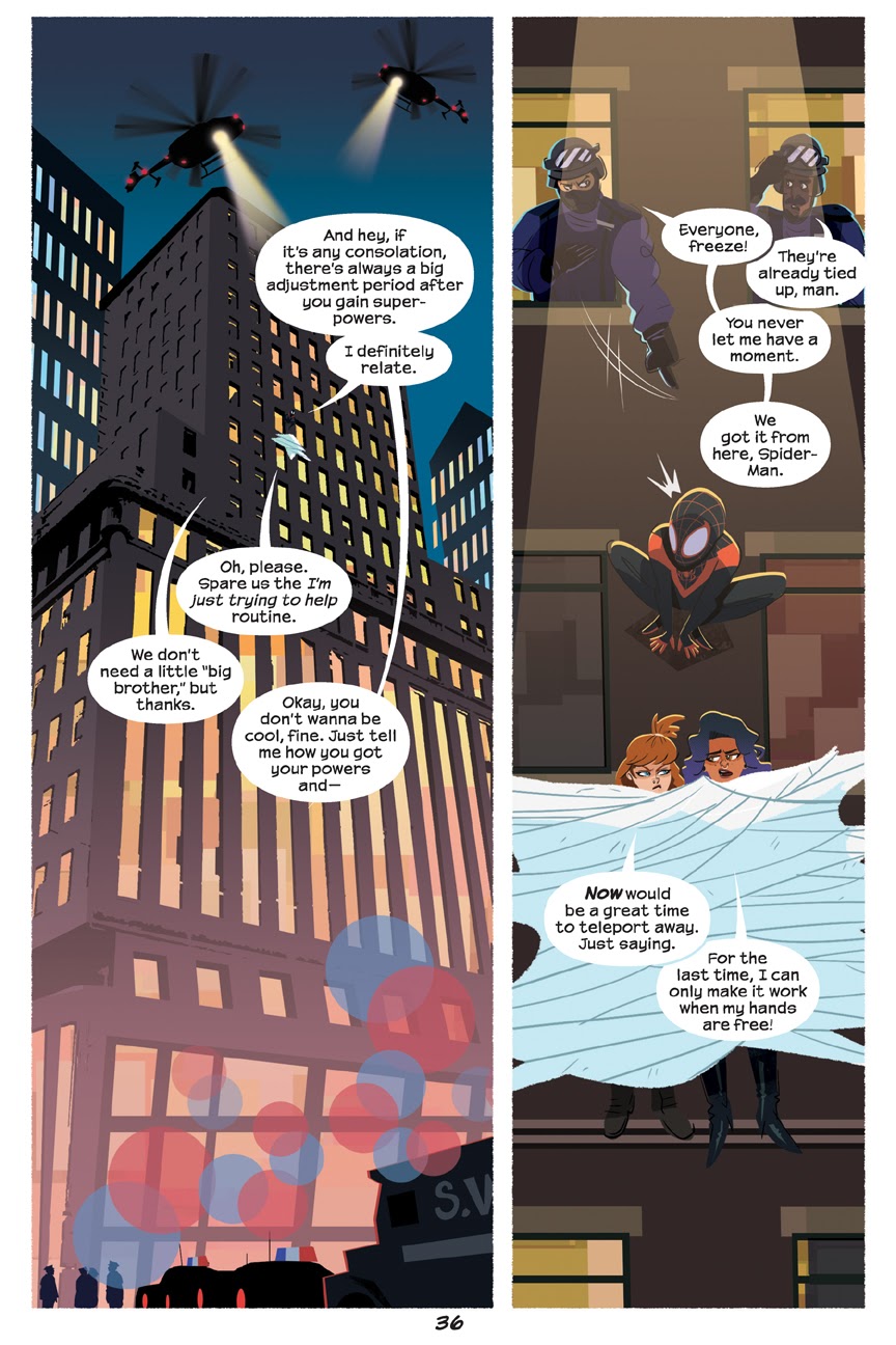 Read online Miles Morales: Shock Waves comic -  Issue # TPB - 40