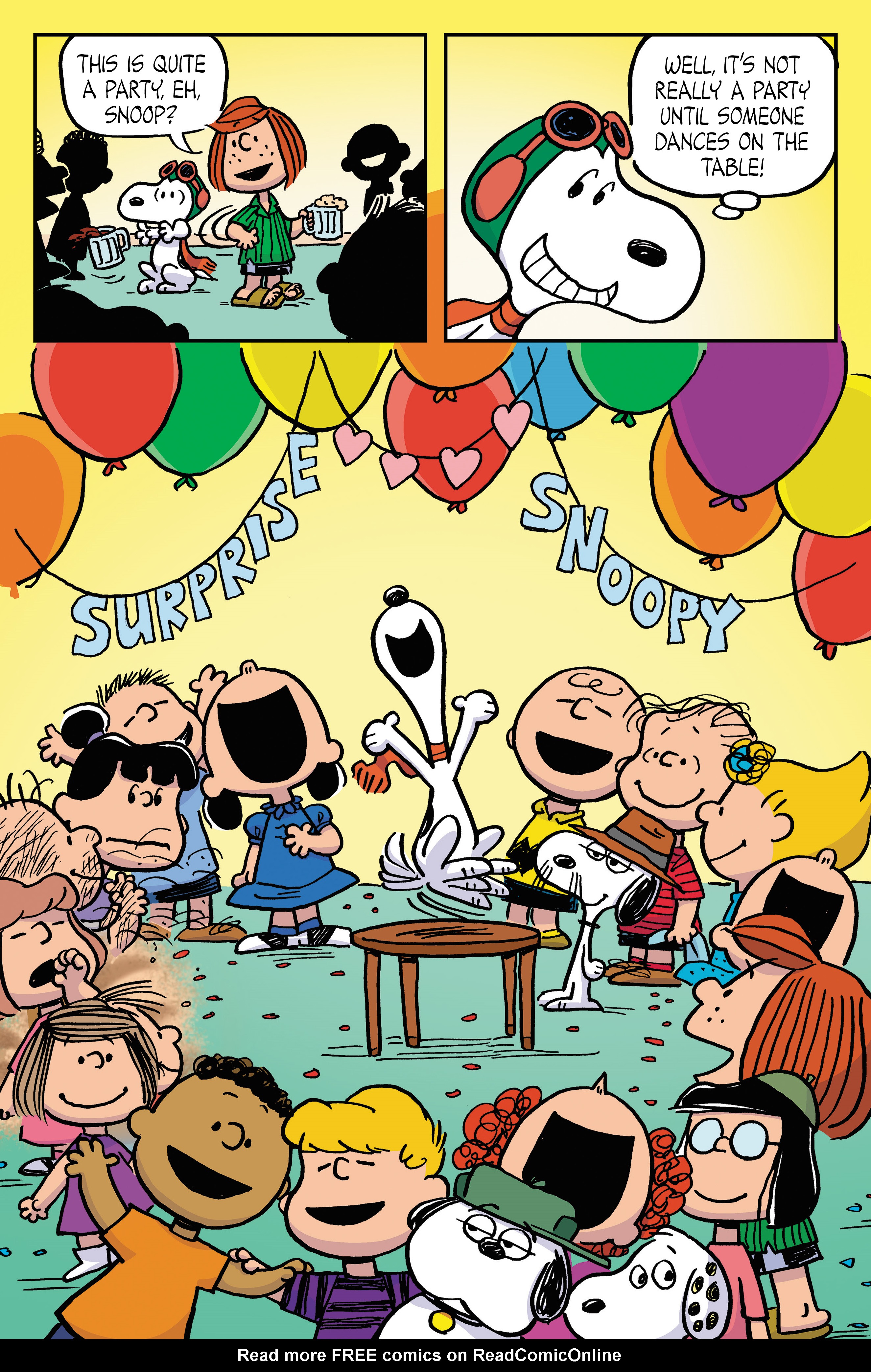 Read online Peanuts: Where Beagles Dare! comic -  Issue # Full - 100