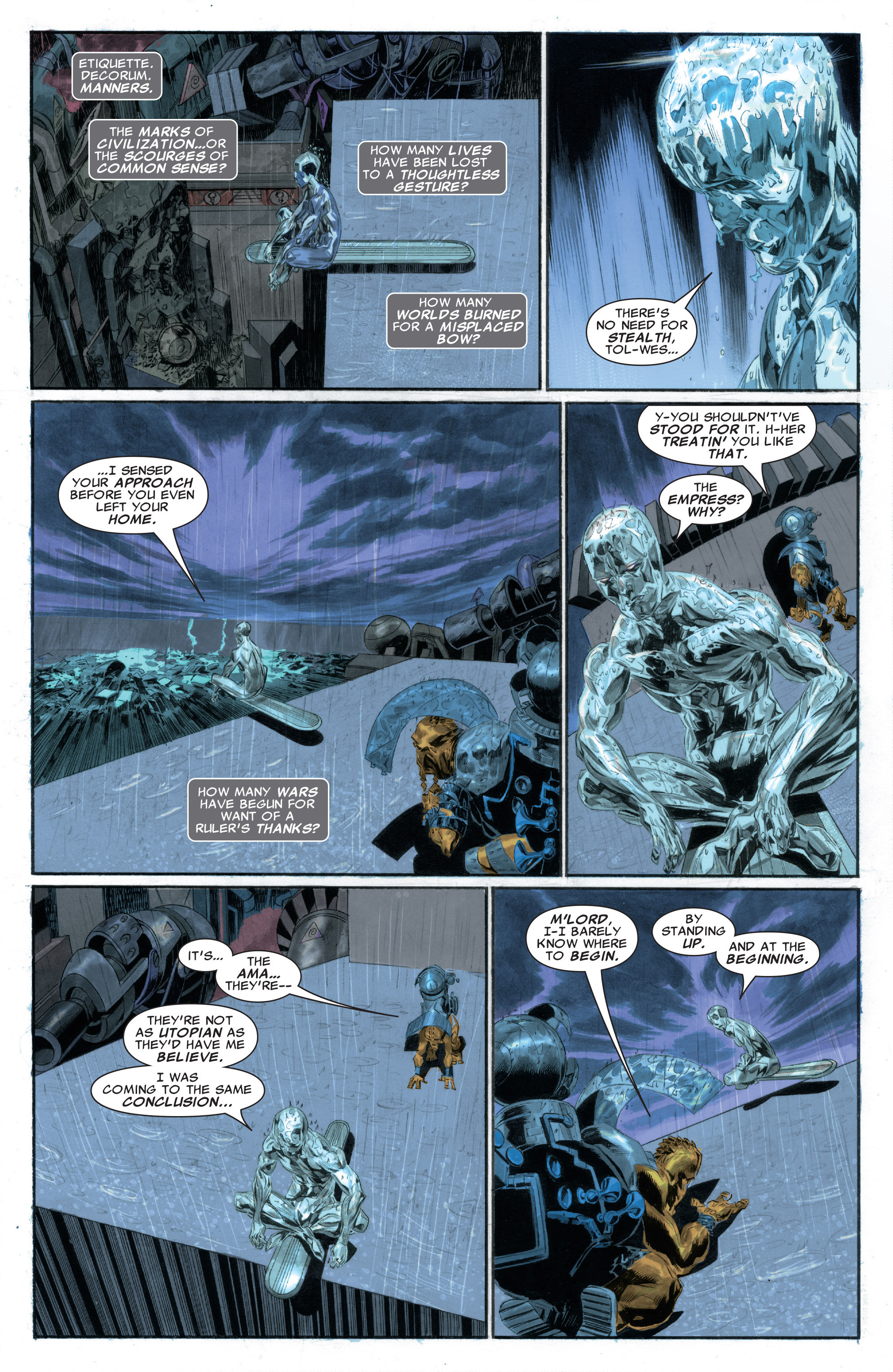 Read online Silver Surfer: In Thy Name comic -  Issue #2 - 12