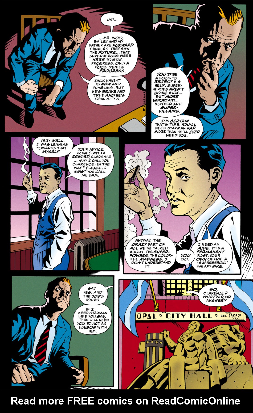 Read online Starman (1994) comic -  Issue #17 - 18