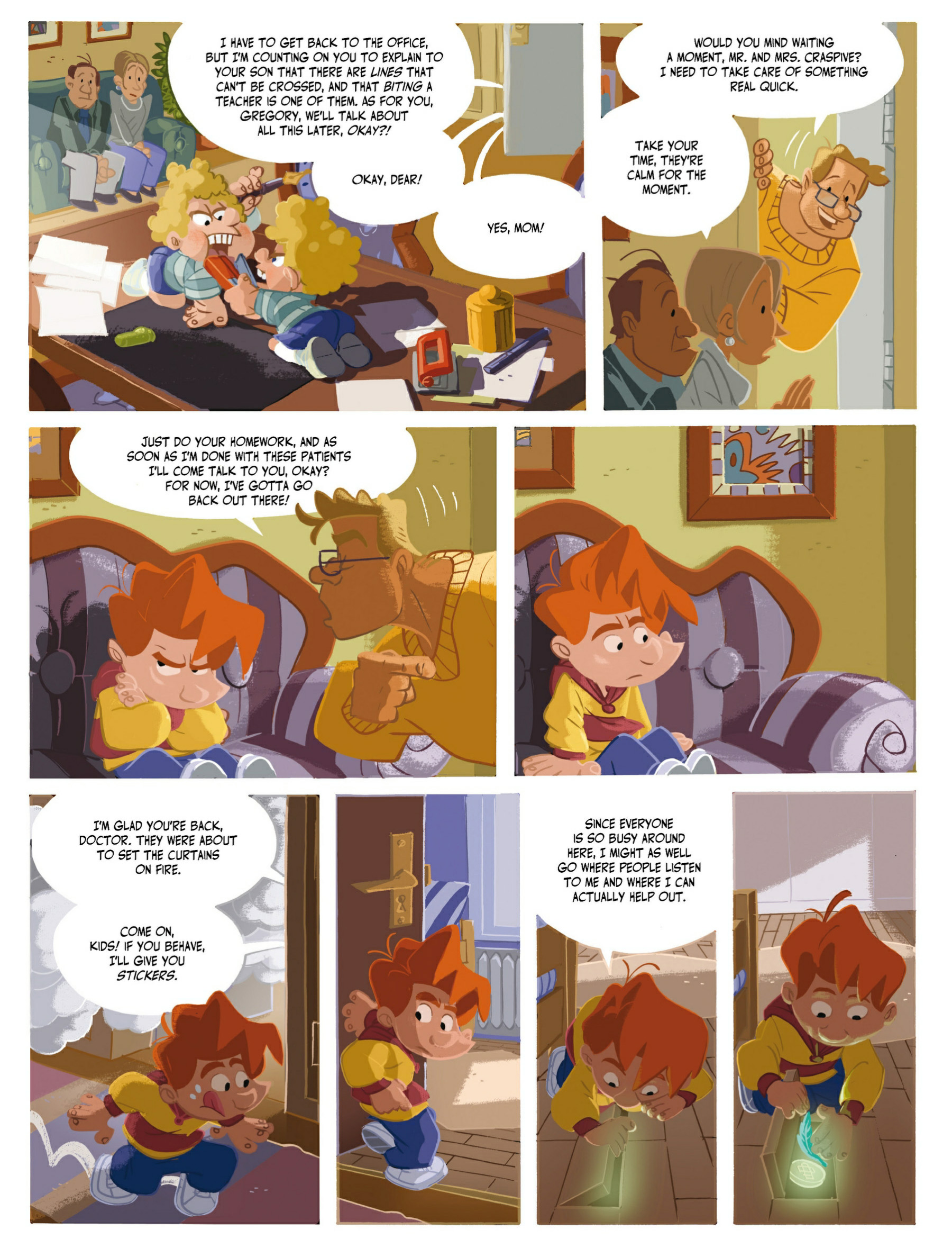 Read online Gregory and the Gargoyles comic -  Issue #2 - 9