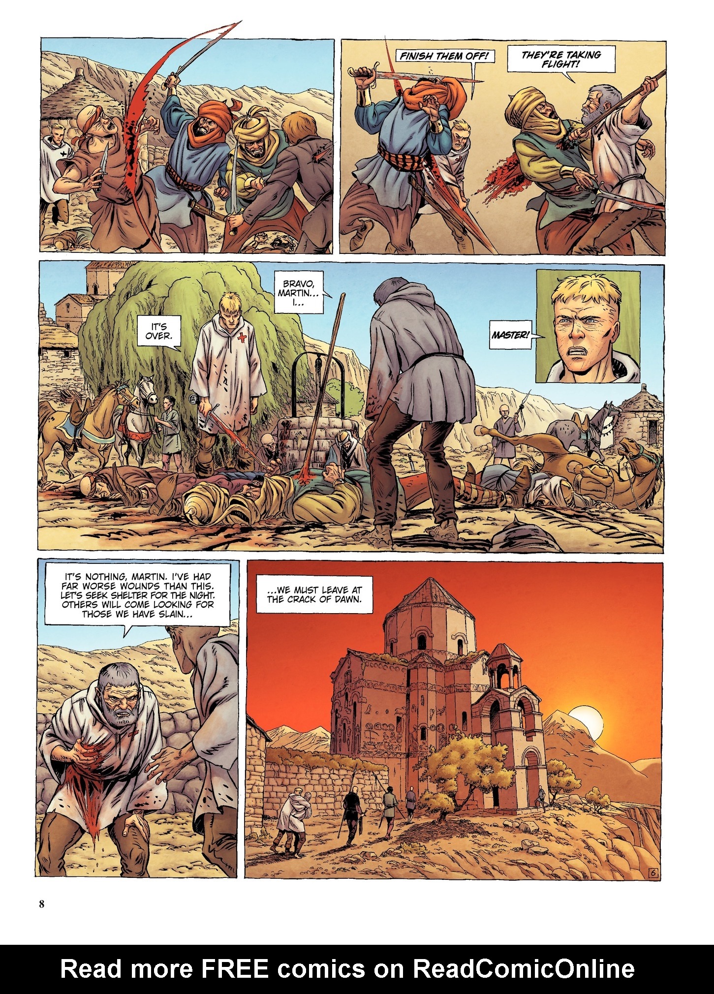 Read online The Last Templar comic -  Issue #3 - 10