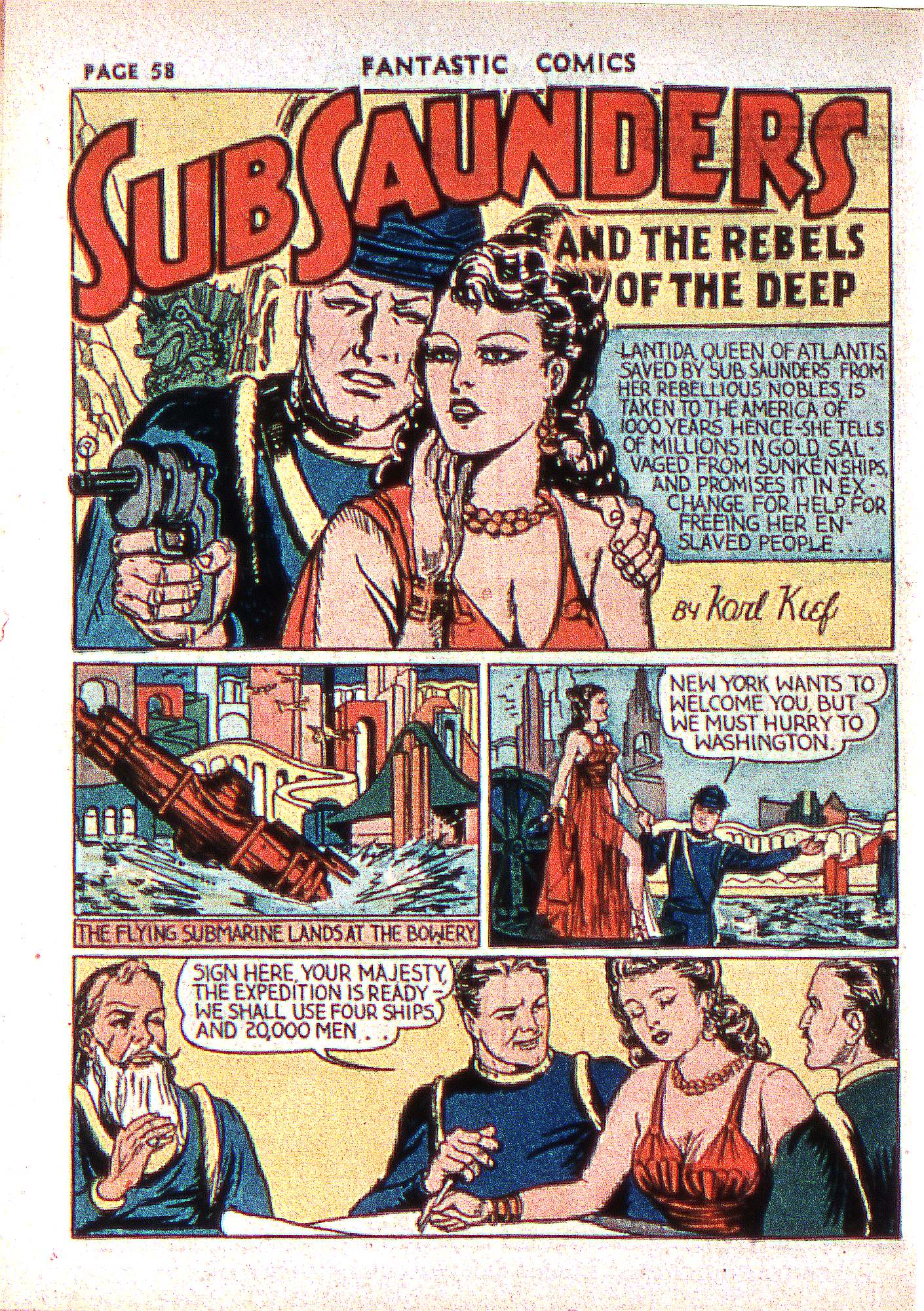 Read online Fantastic Comics comic -  Issue #2 - 59