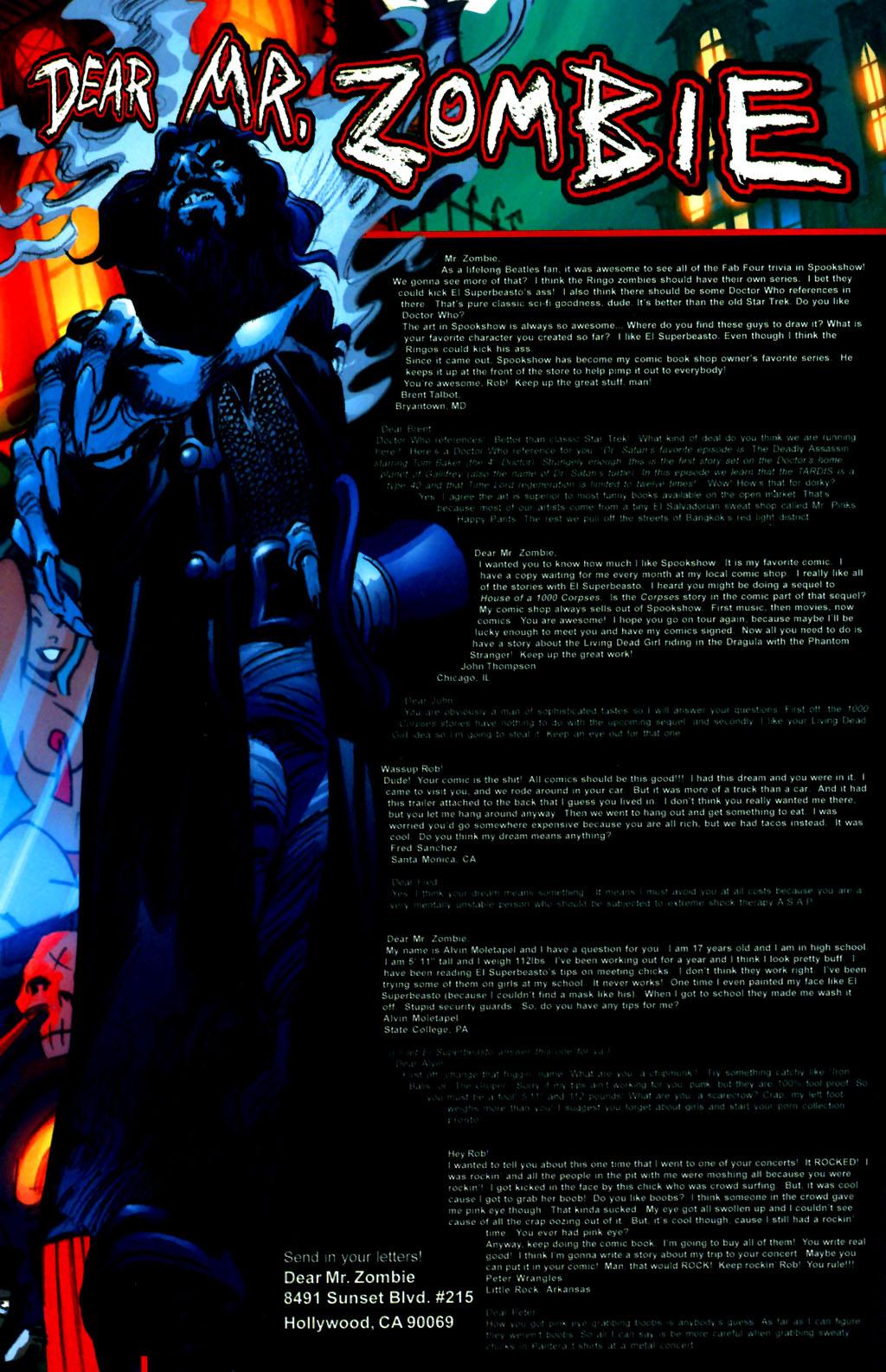 Read online Rob Zombie's Spookshow International comic -  Issue #6 - 30