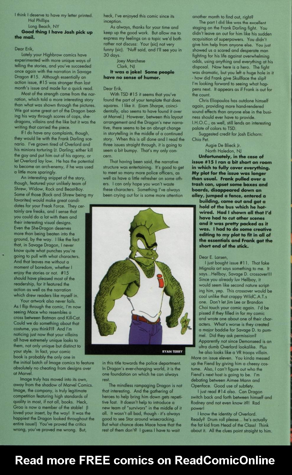 Read online The Savage Dragon (1993) comic -  Issue #16 - 28