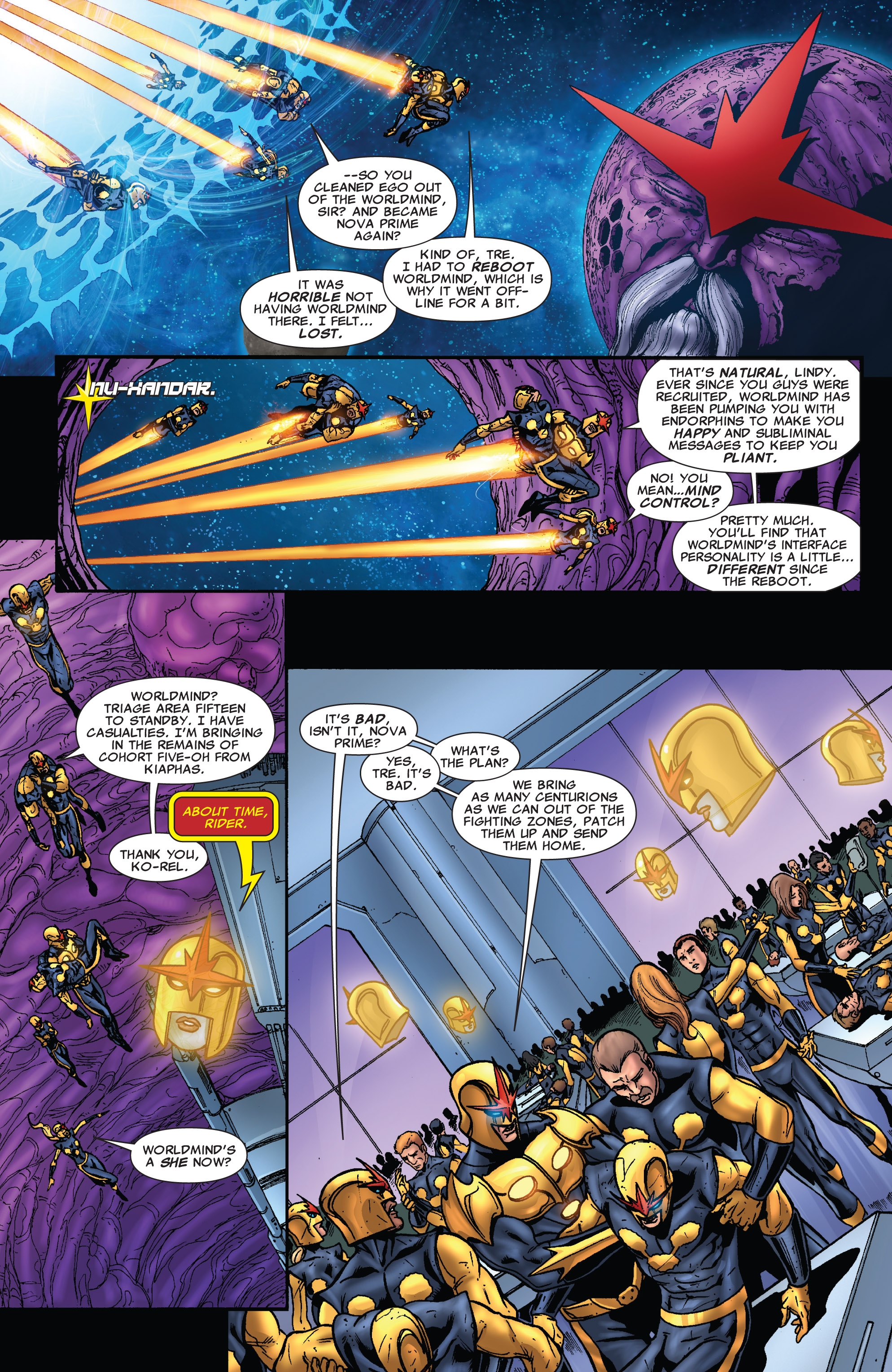 Read online Nova (2007) comic -  Issue #26 - 8