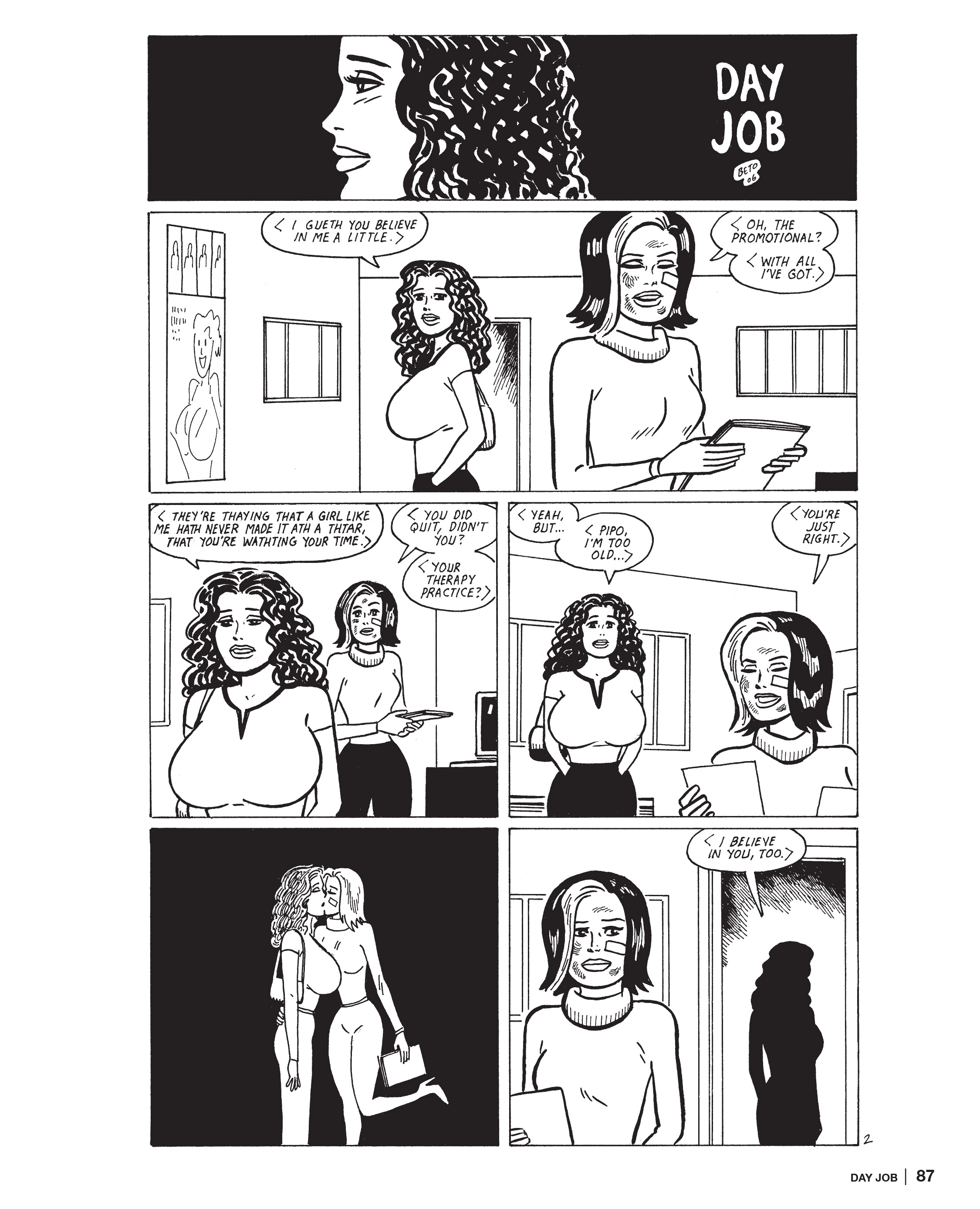 Read online Three Sisters: The Love and Rockets Library comic -  Issue # TPB (Part 1) - 87