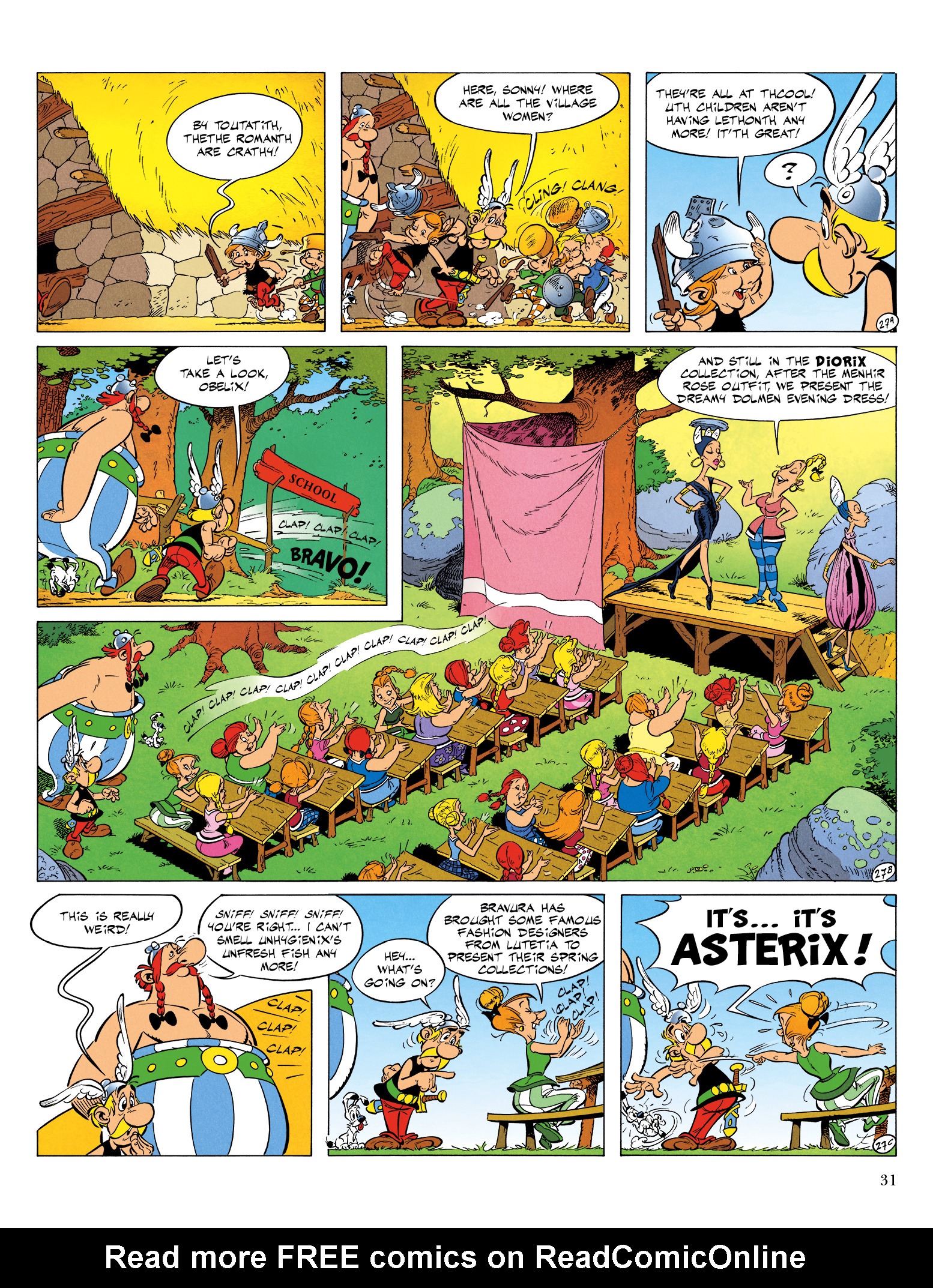 Read online Asterix comic -  Issue #29 - 32