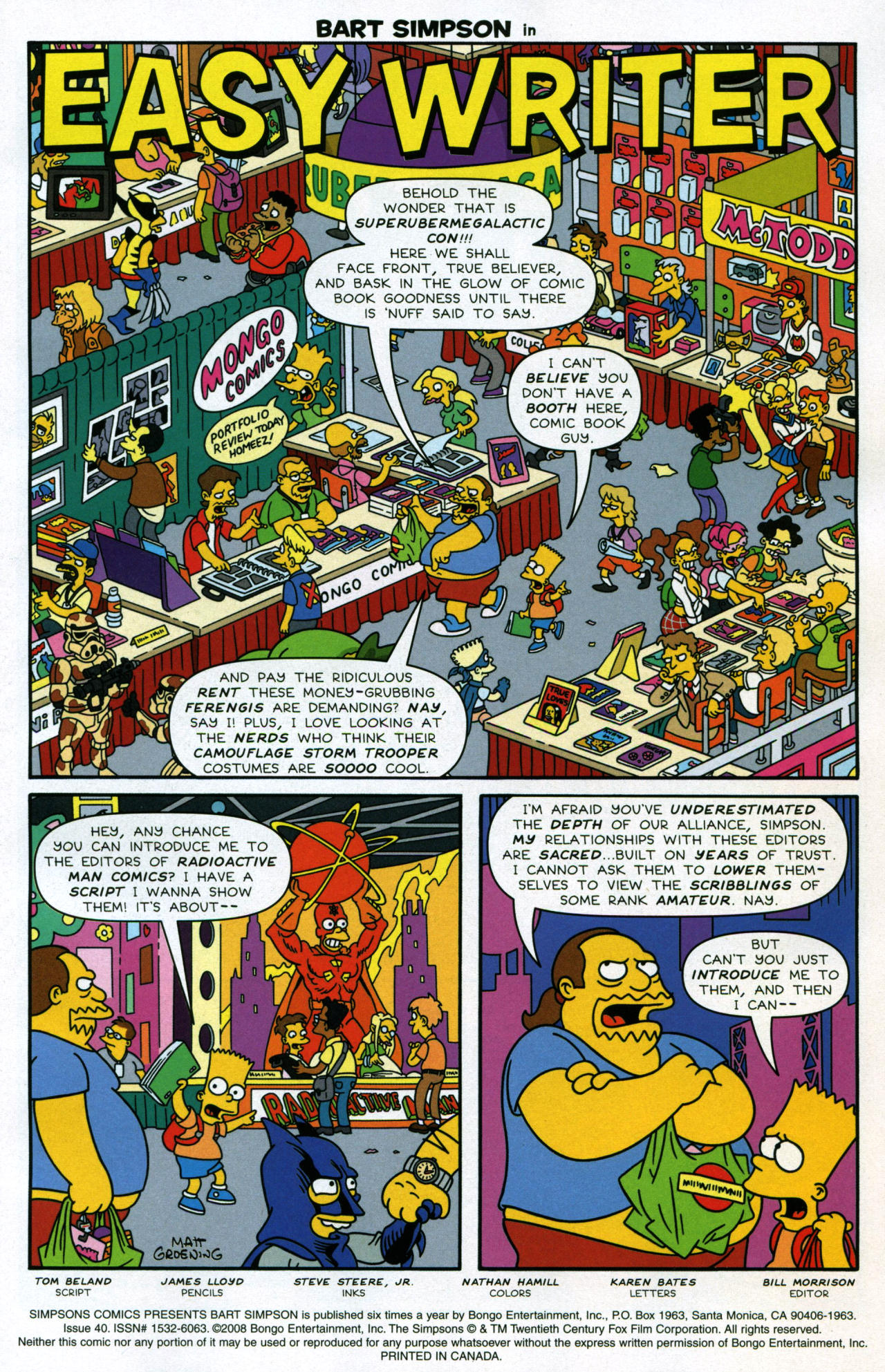 Read online Bart Simpson comic -  Issue #40 - 2