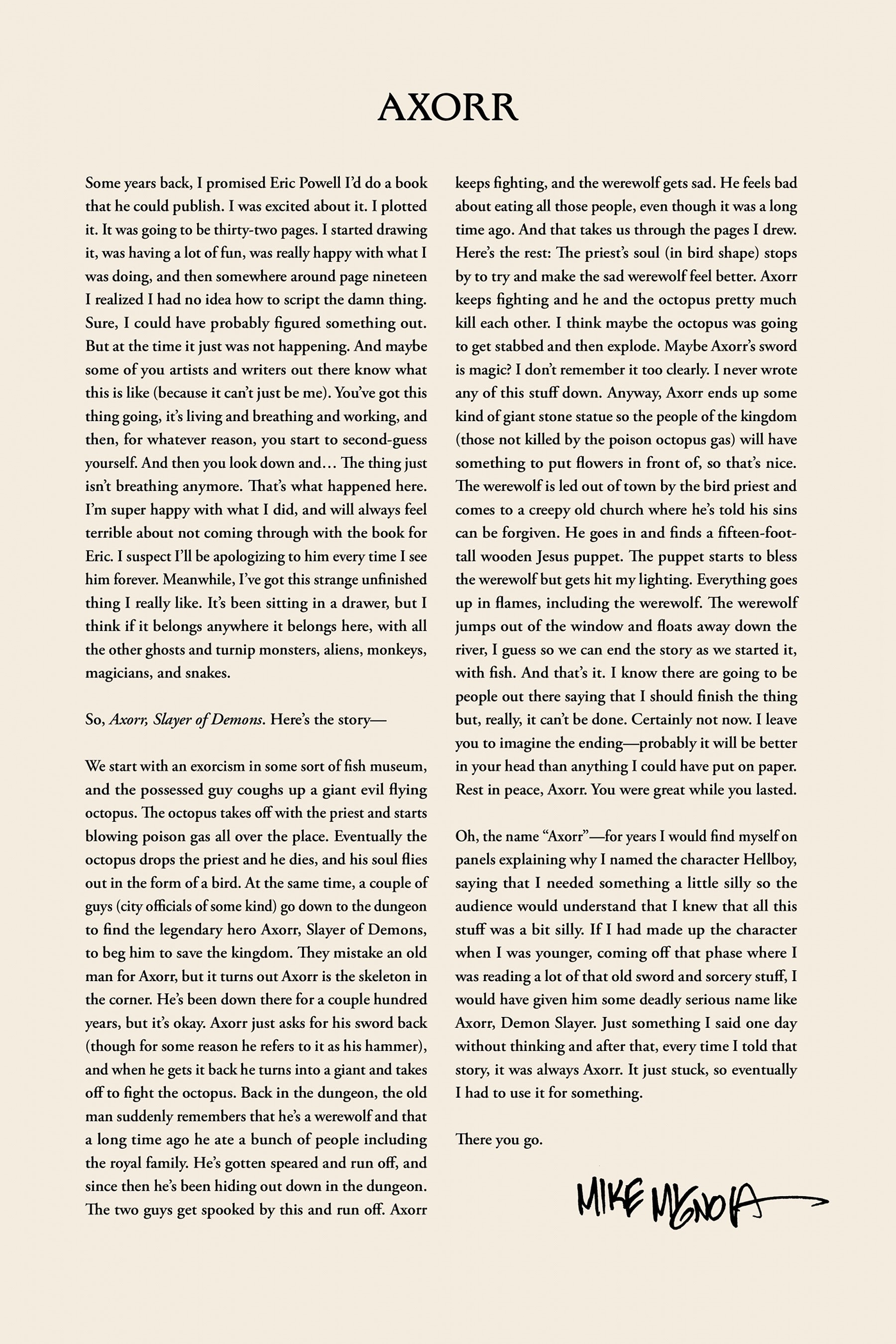 Read online The Amazing Screw-On Head and Other Curious Objects (Anniversary Edition) comic -  Issue # TPB - 131
