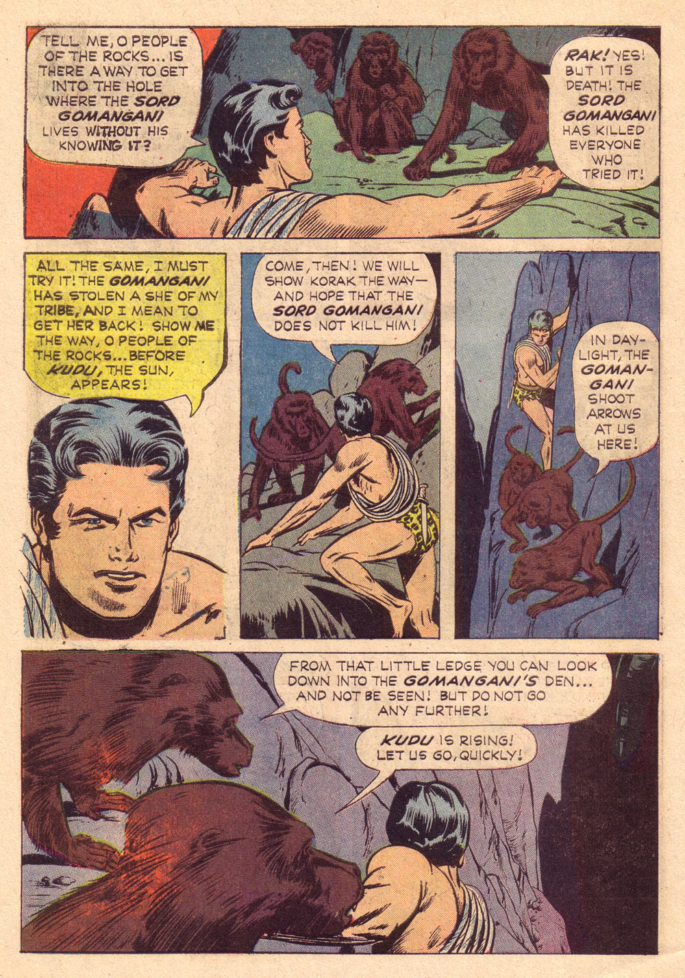 Read online Korak, Son of Tarzan (1964) comic -  Issue #4 - 10