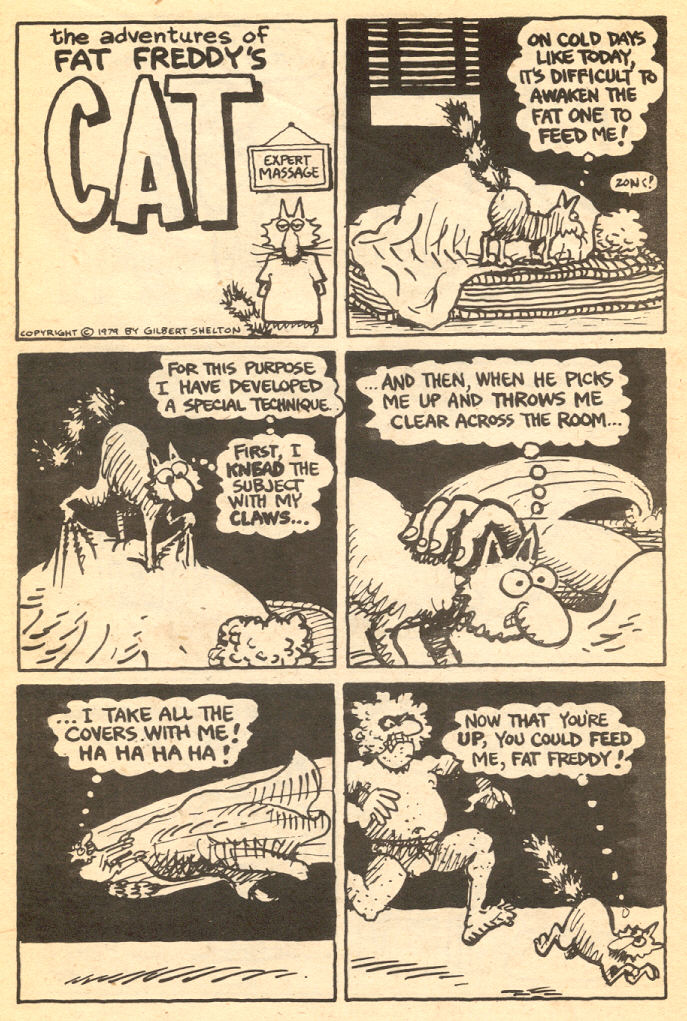 Read online Adventures of Fat Freddy's Cat comic -  Issue #5 - 32