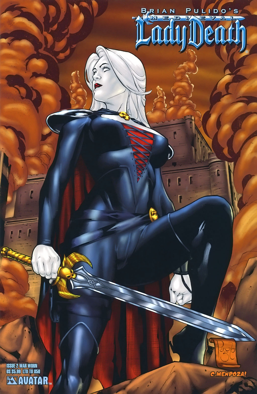 Read online Brian Pulido's Medieval Lady Death comic -  Issue #2 - 1