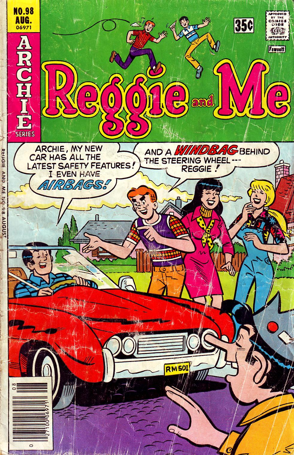 Read online Reggie and Me (1966) comic -  Issue #98 - 1