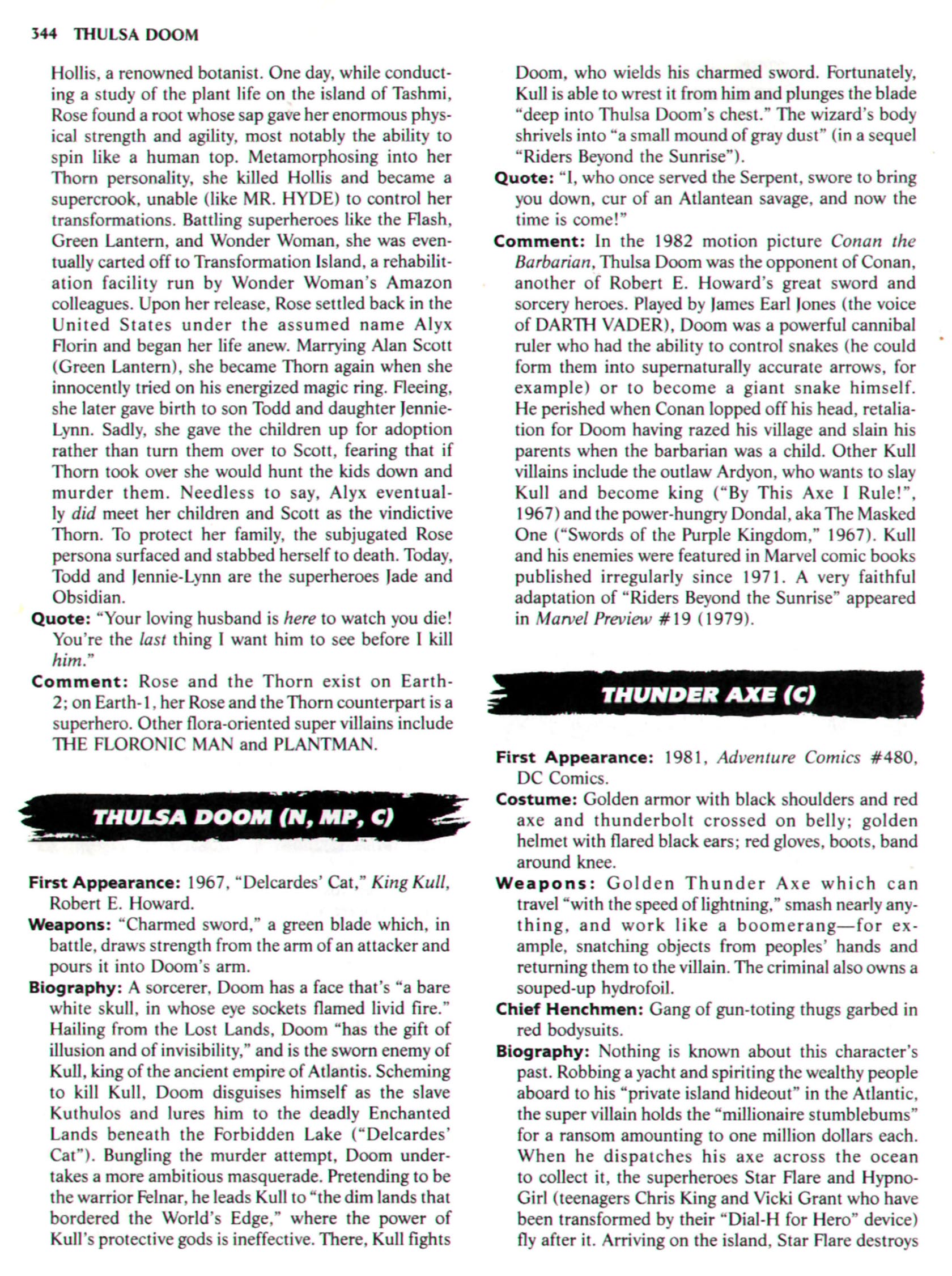 Read online The Encyclopedia of Super Villains comic -  Issue # TPB (Part 2) - 135