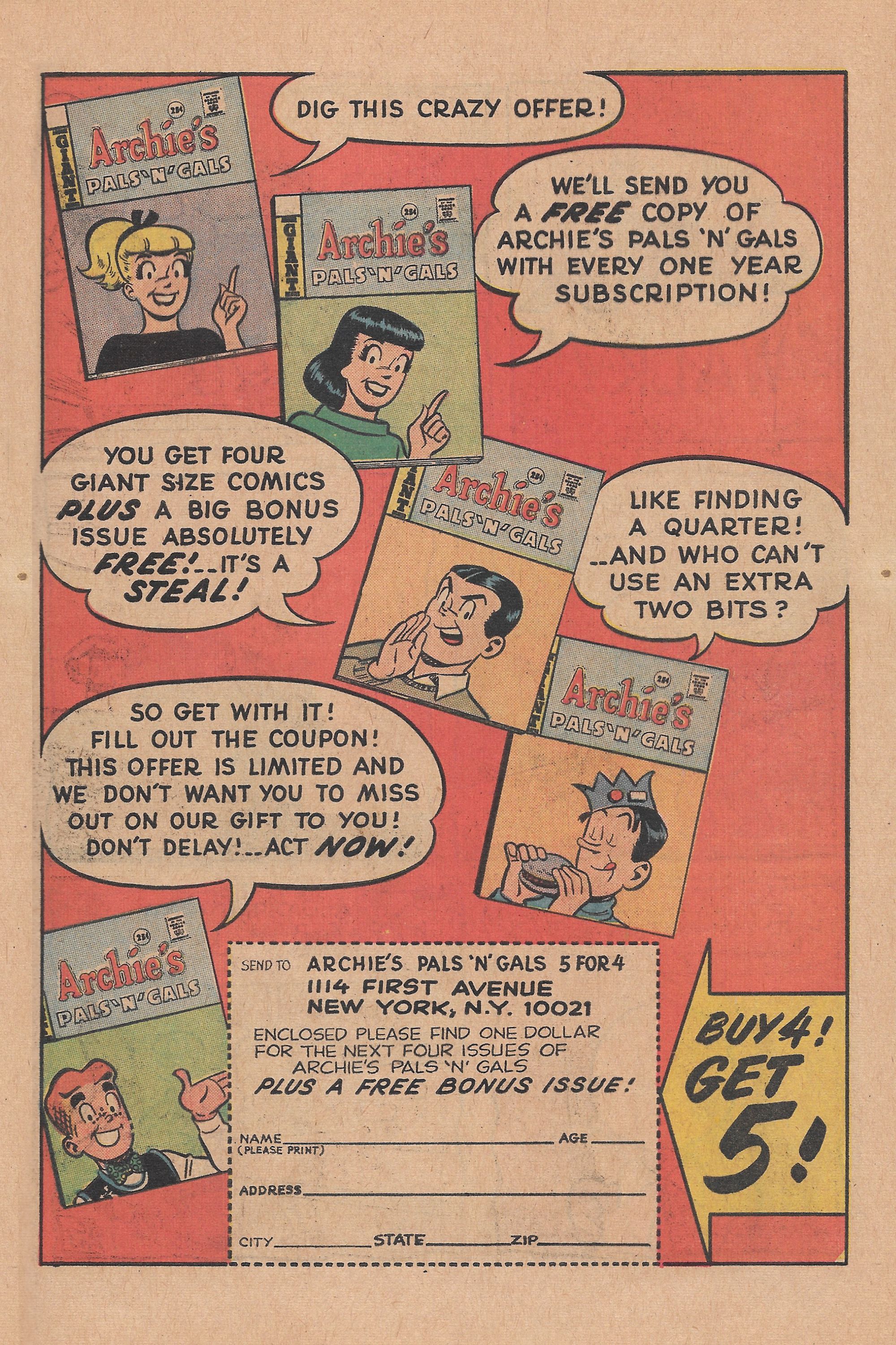 Read online Archie Giant Series Magazine comic -  Issue #151 - 33