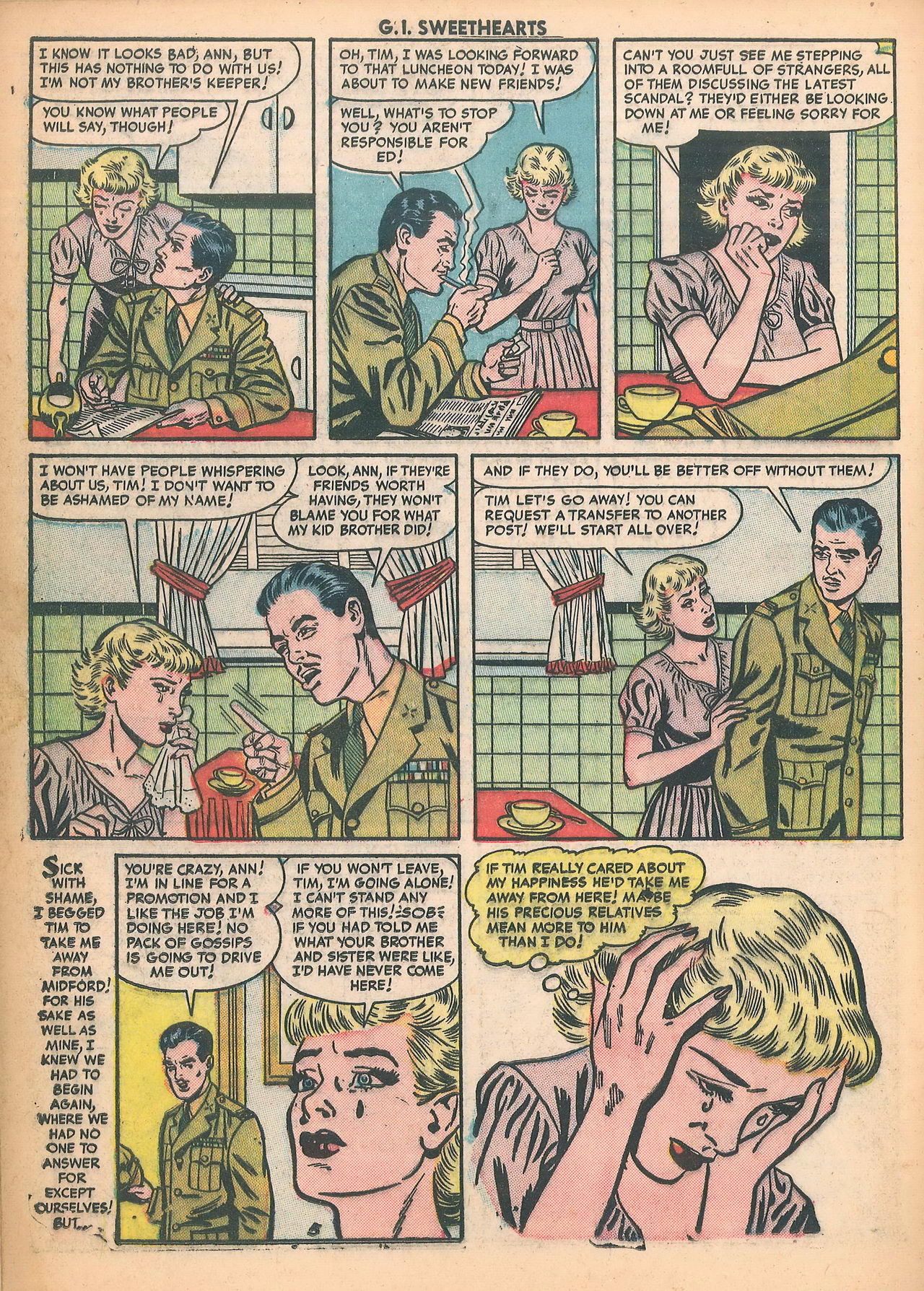 Read online G.I. Sweethearts comic -  Issue #37 - 16